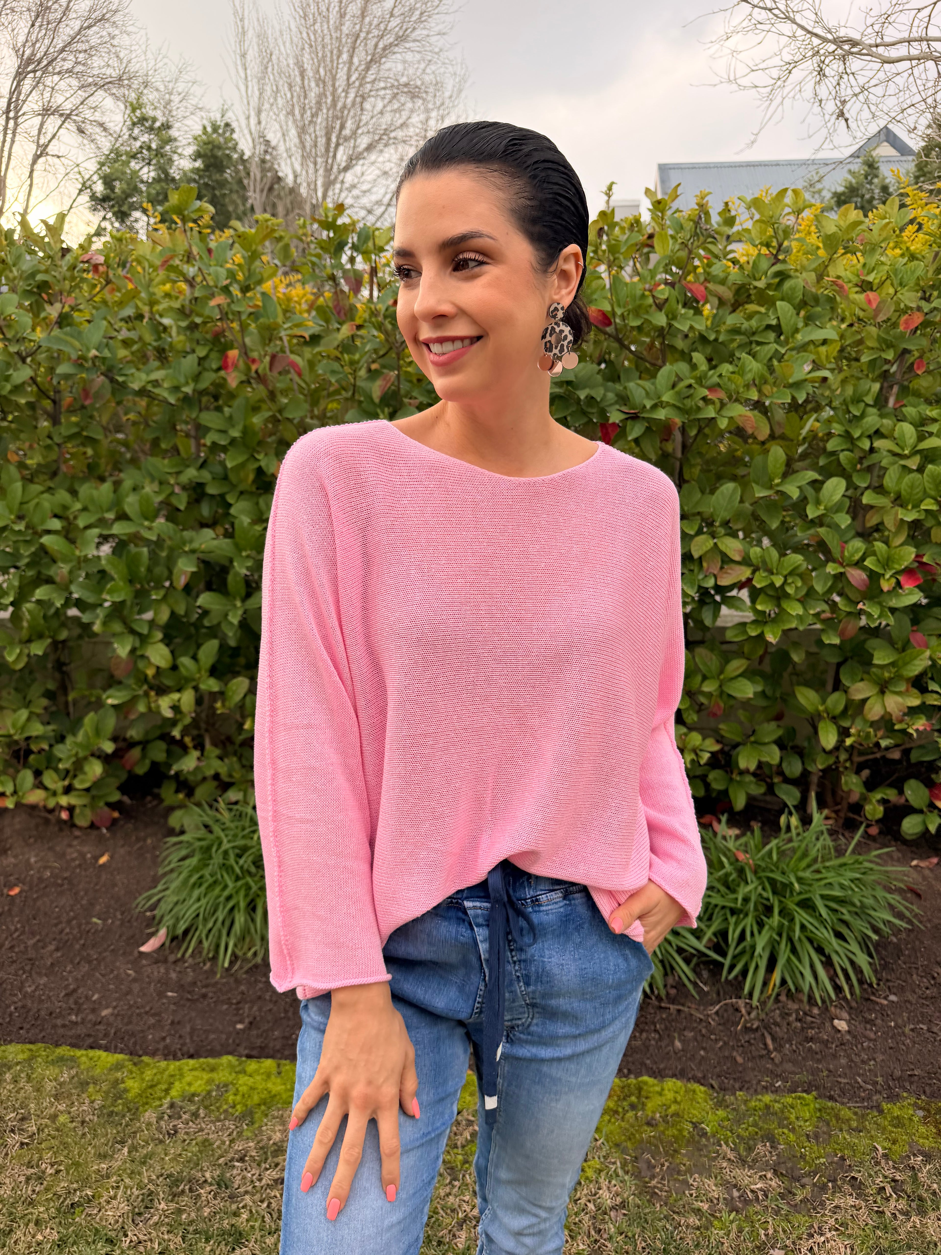 Italian cotton knit - Pink