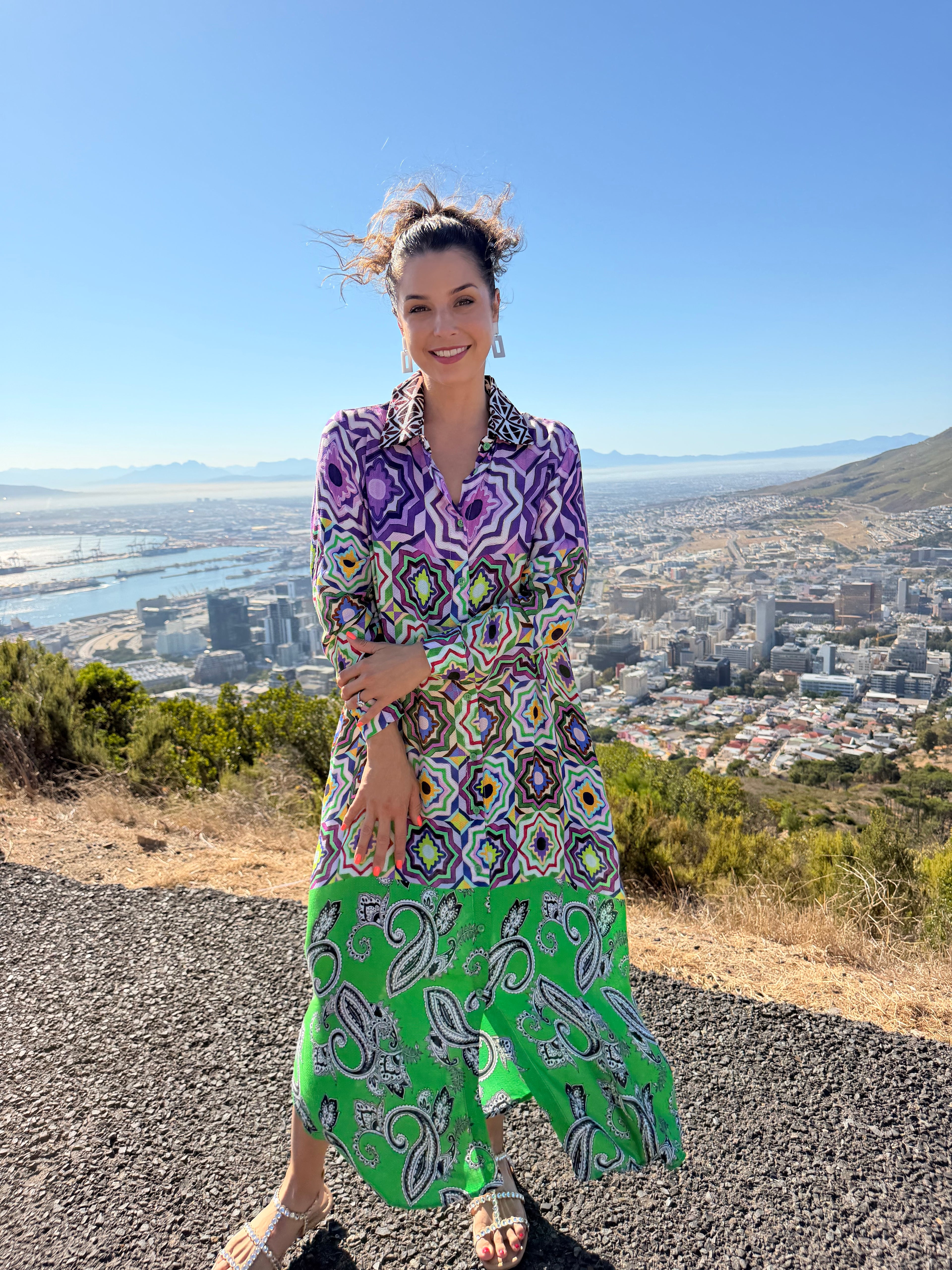 Billy dress - Midday ombré