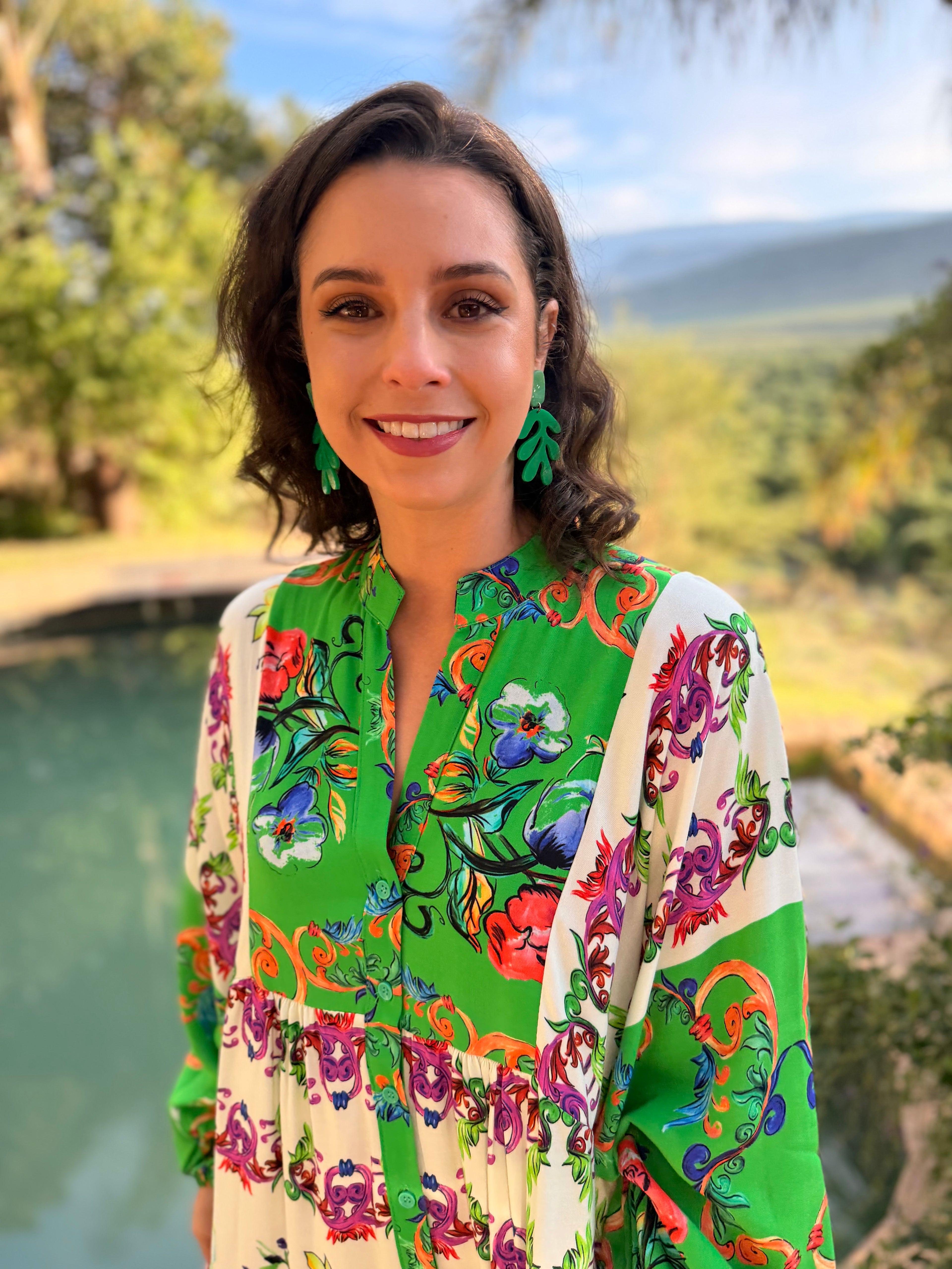 Jenna dress - Green versace