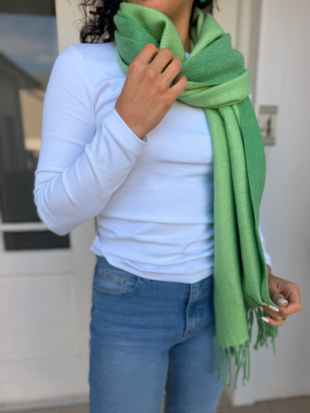 Cashmere scarf - Green