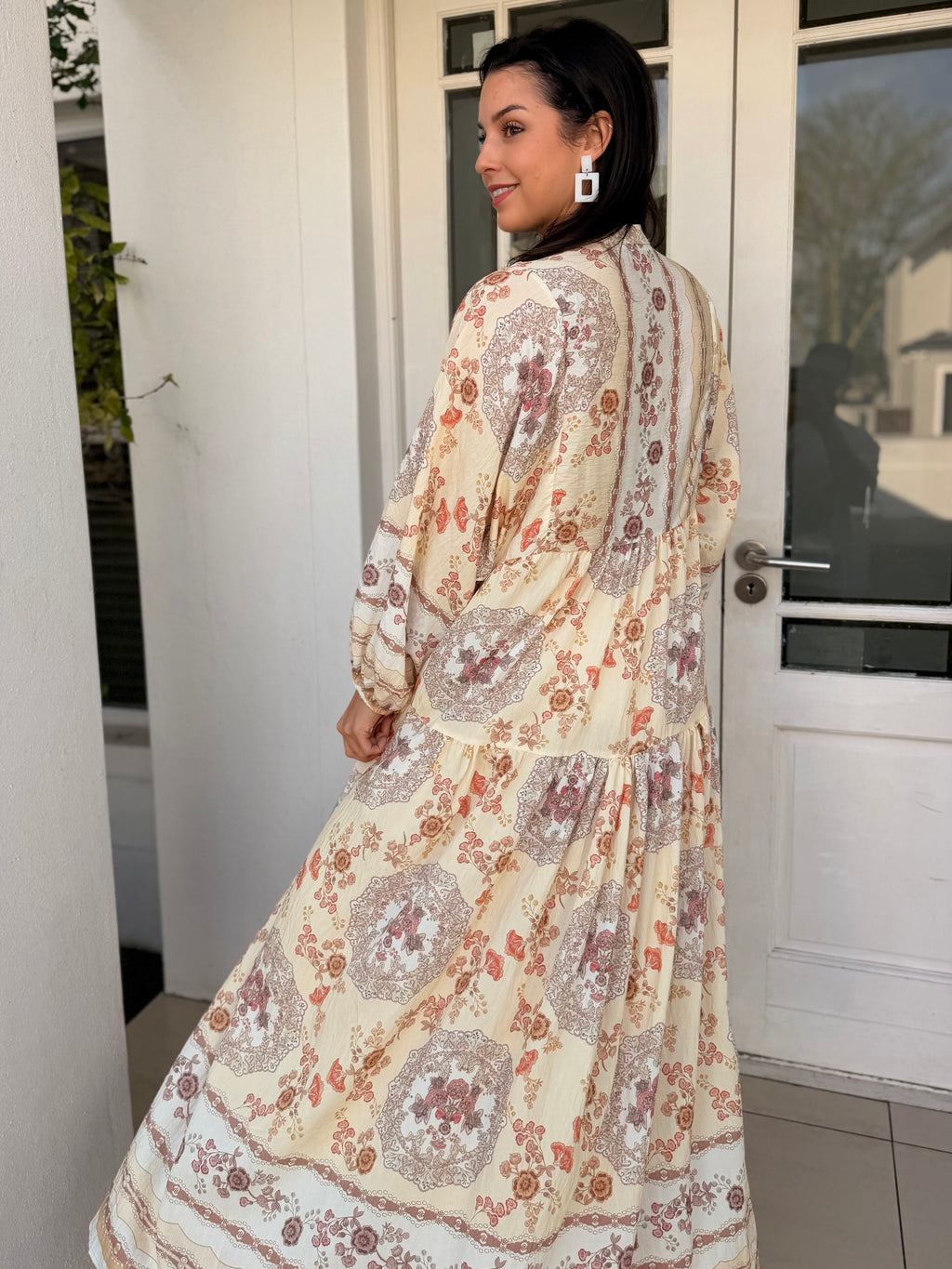 Jenna dress - Beige queen