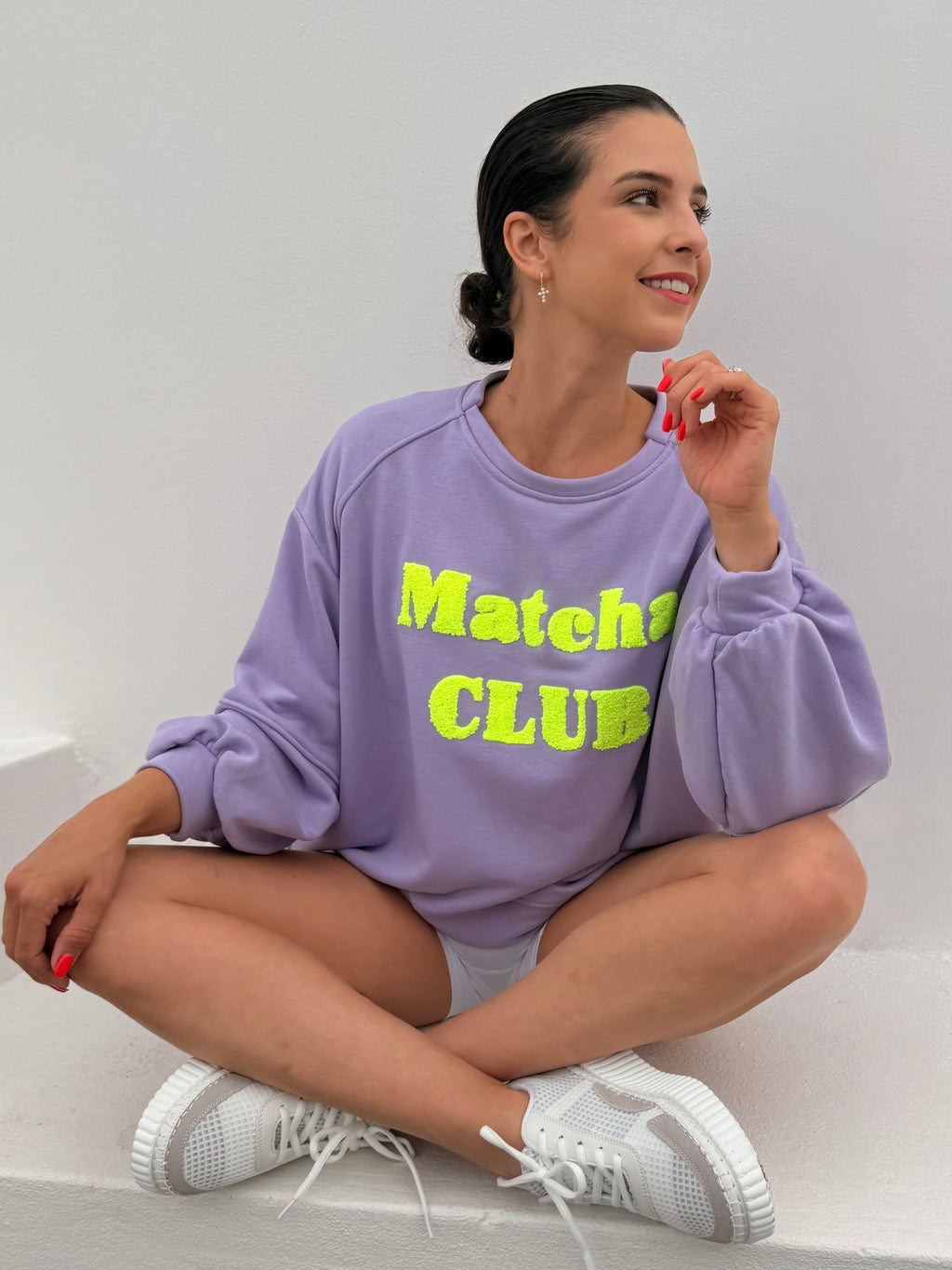 Matcha club top - Purple