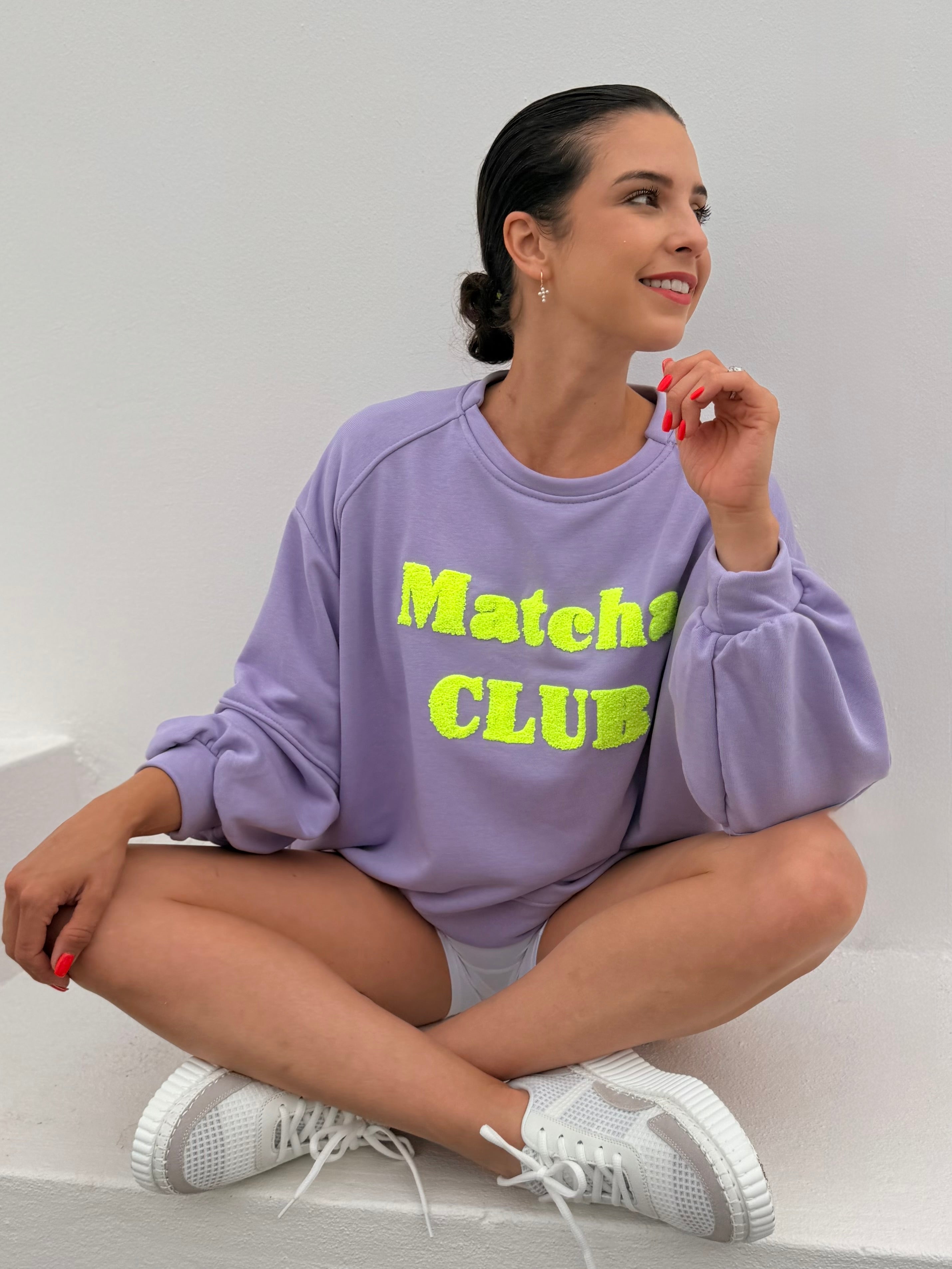 Matcha club top - Purple
