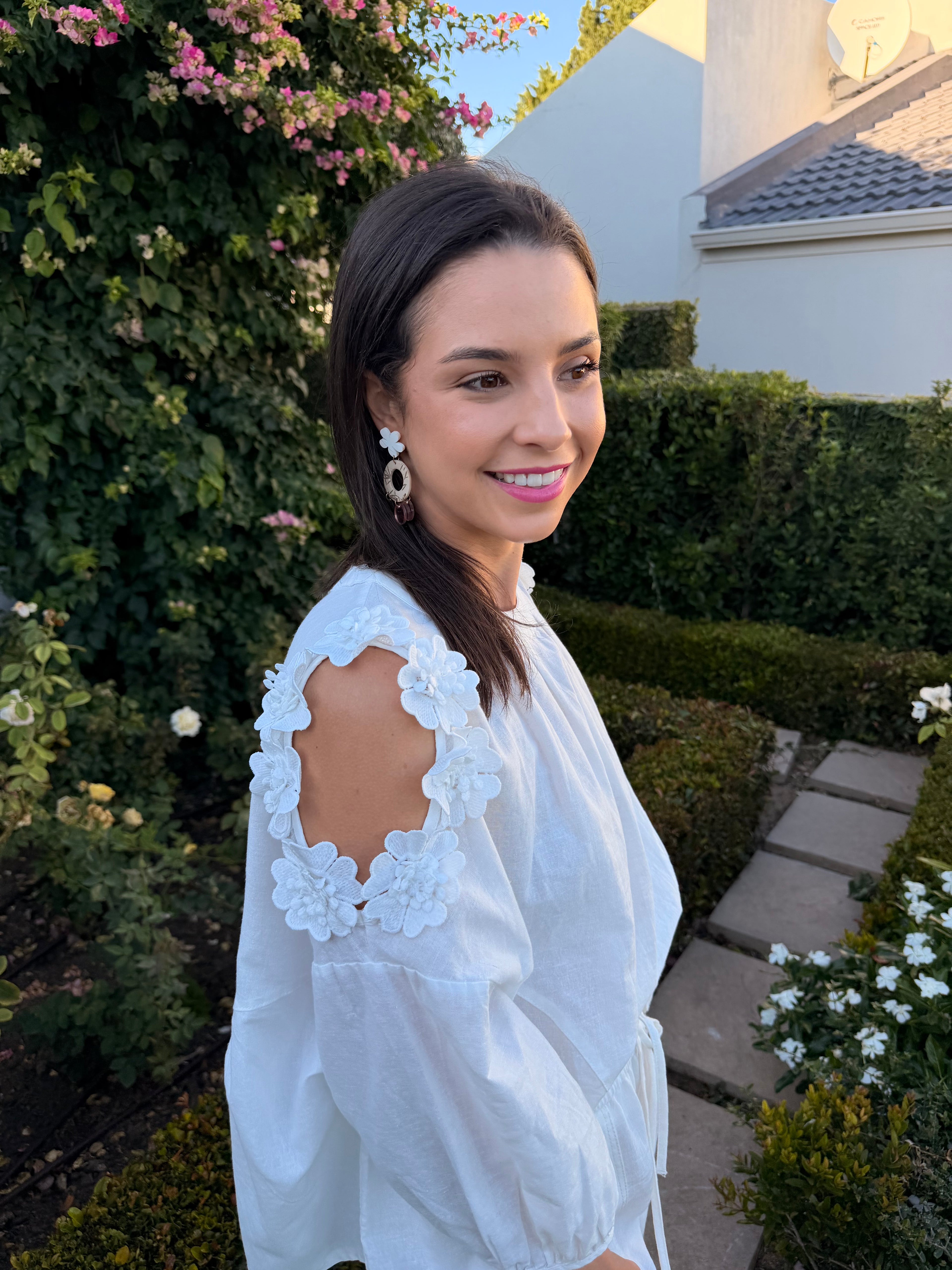 Christine Italian blouse - White