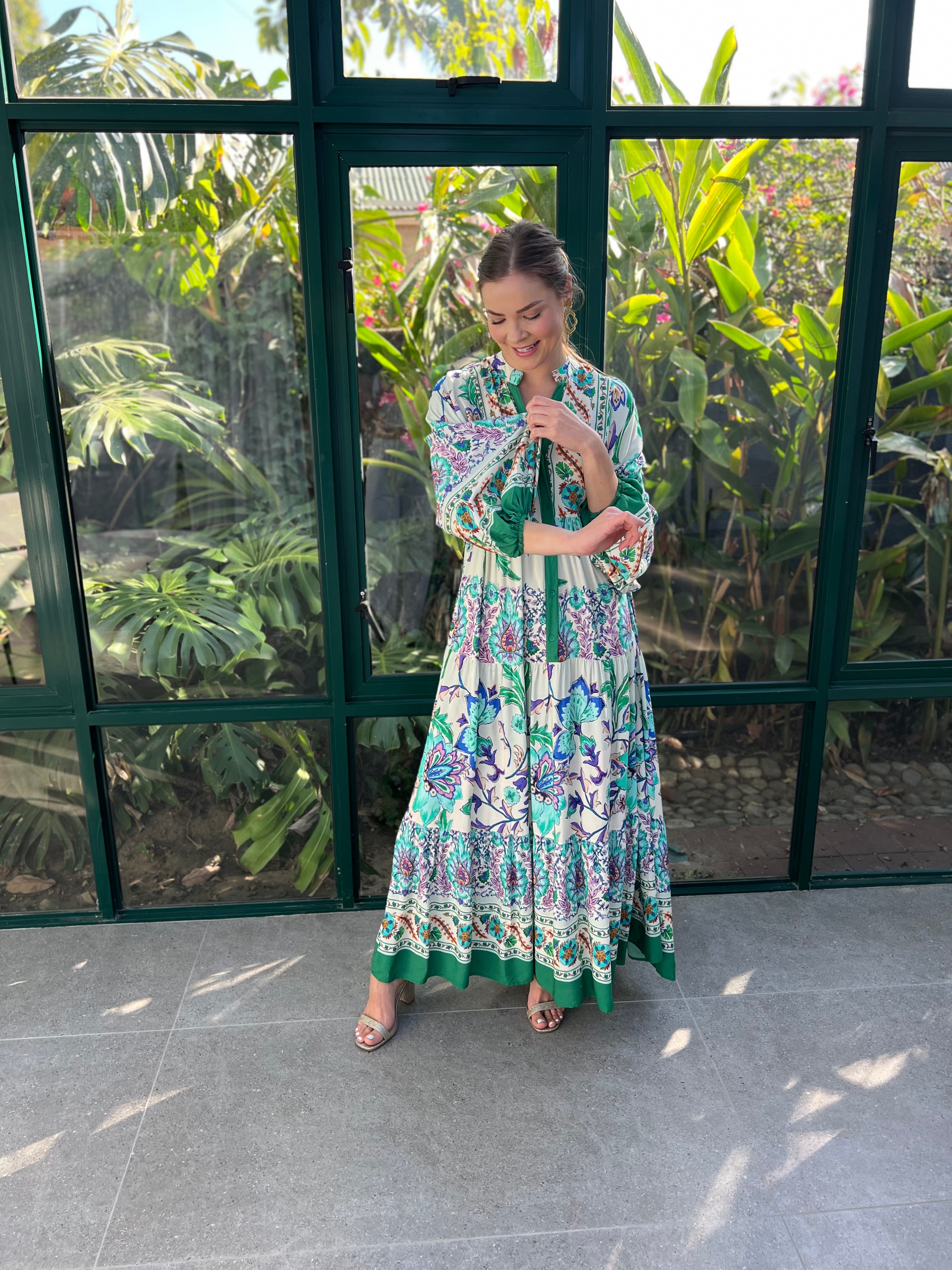 Jenna dress - Green dream
