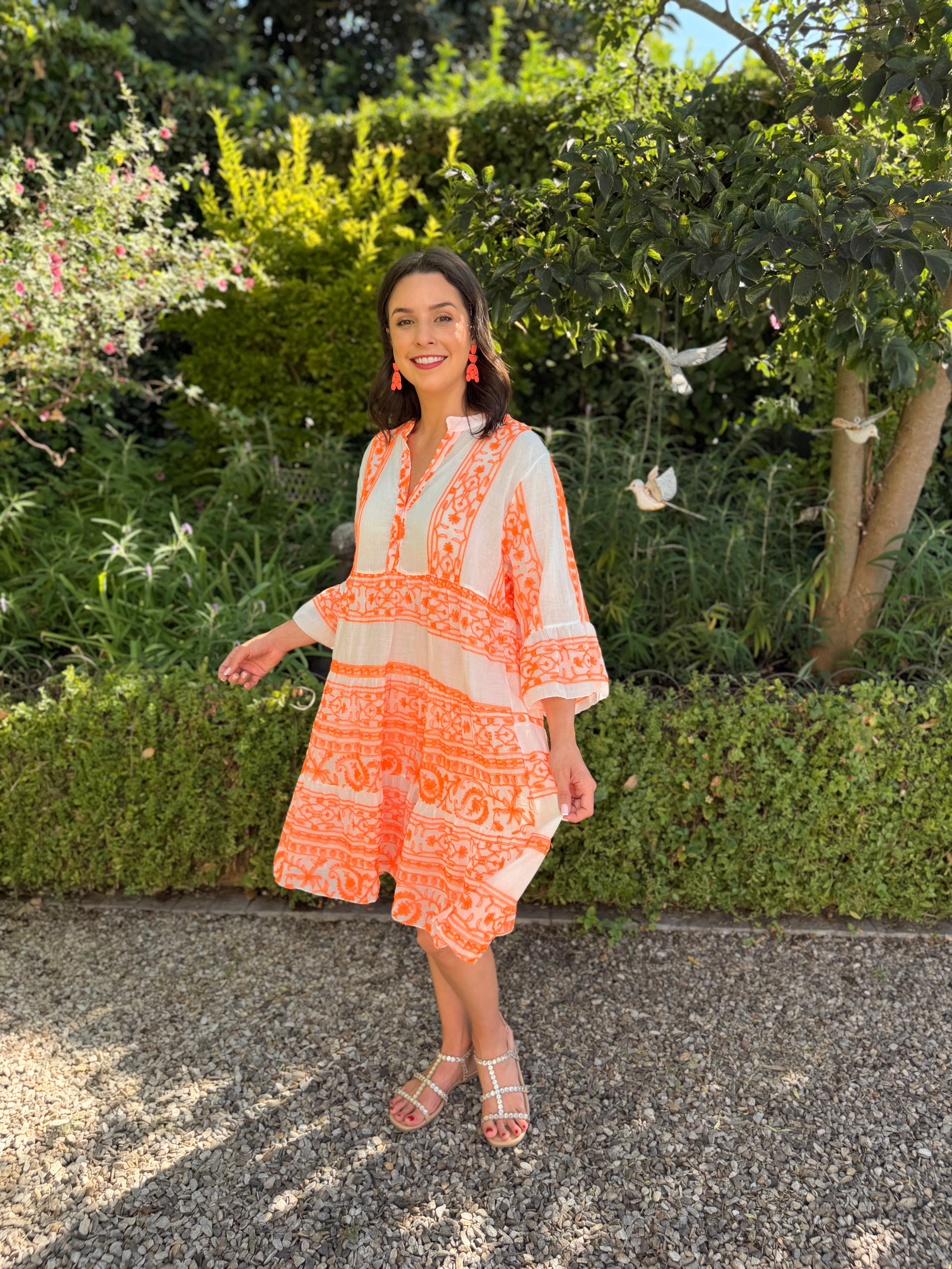 Selena dress - Orange