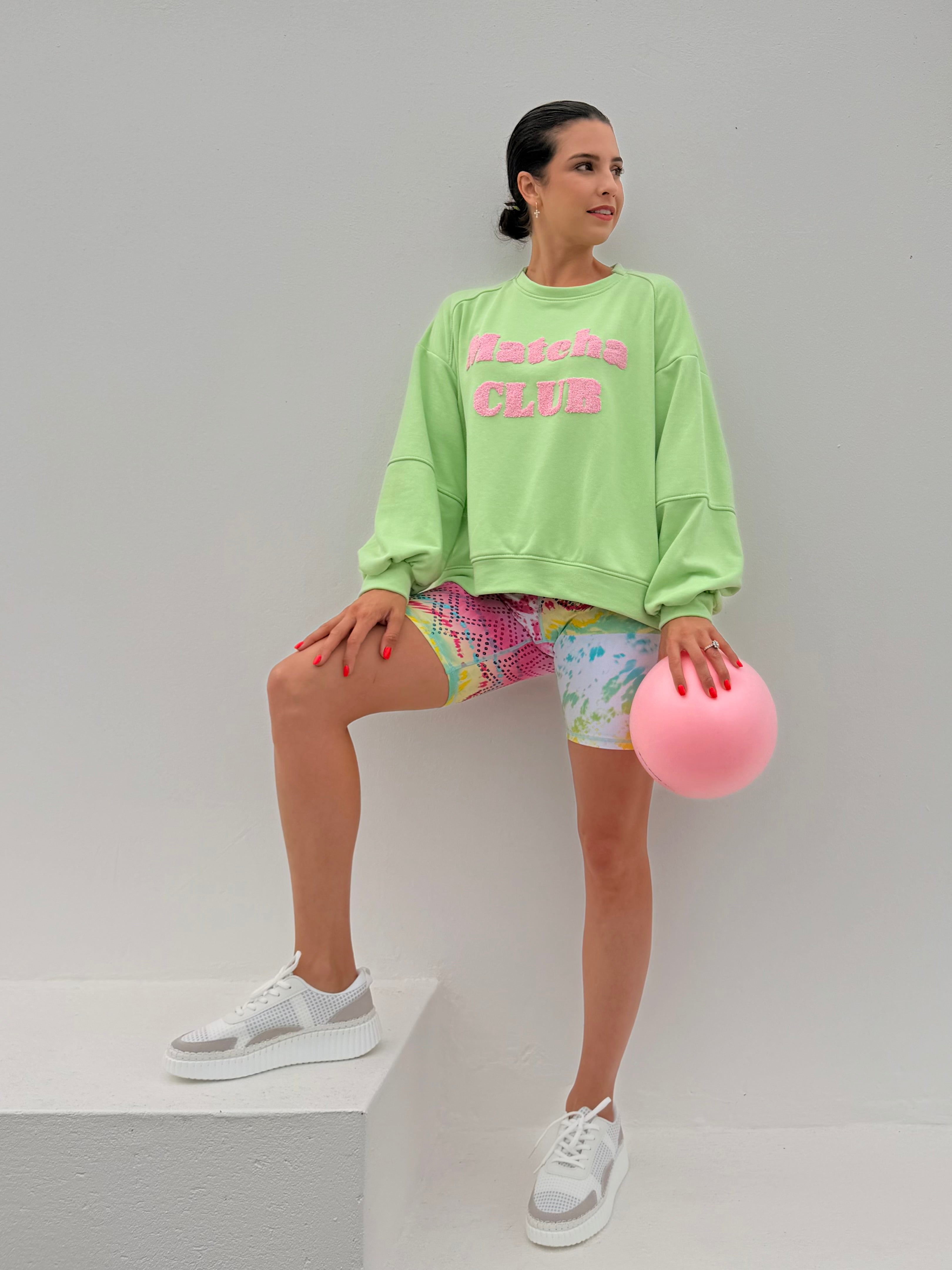 Matcha club top - Green