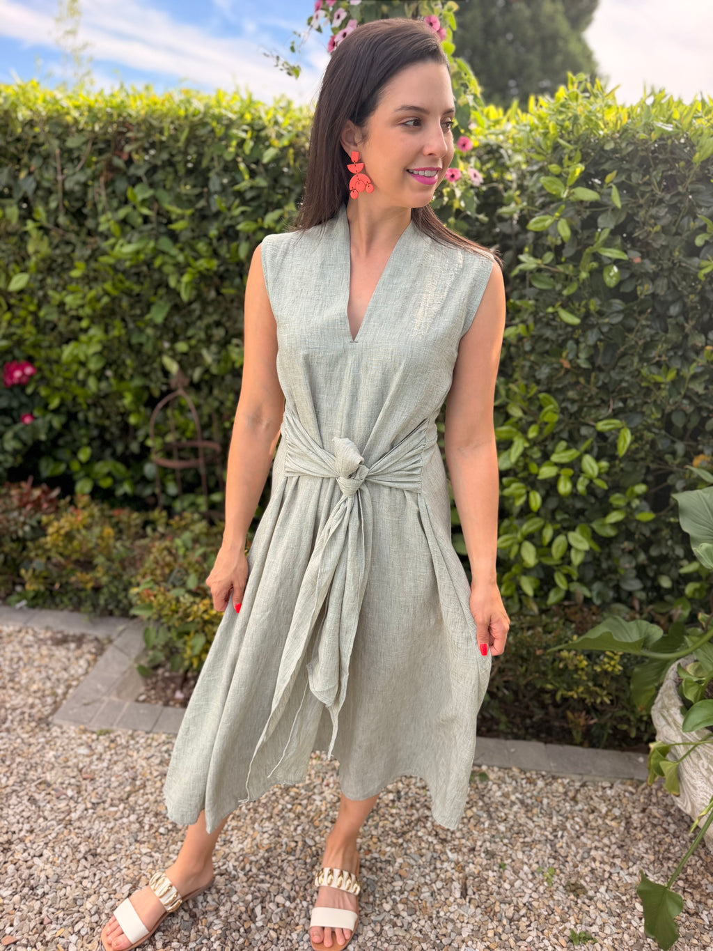 Phelina dress - Sage