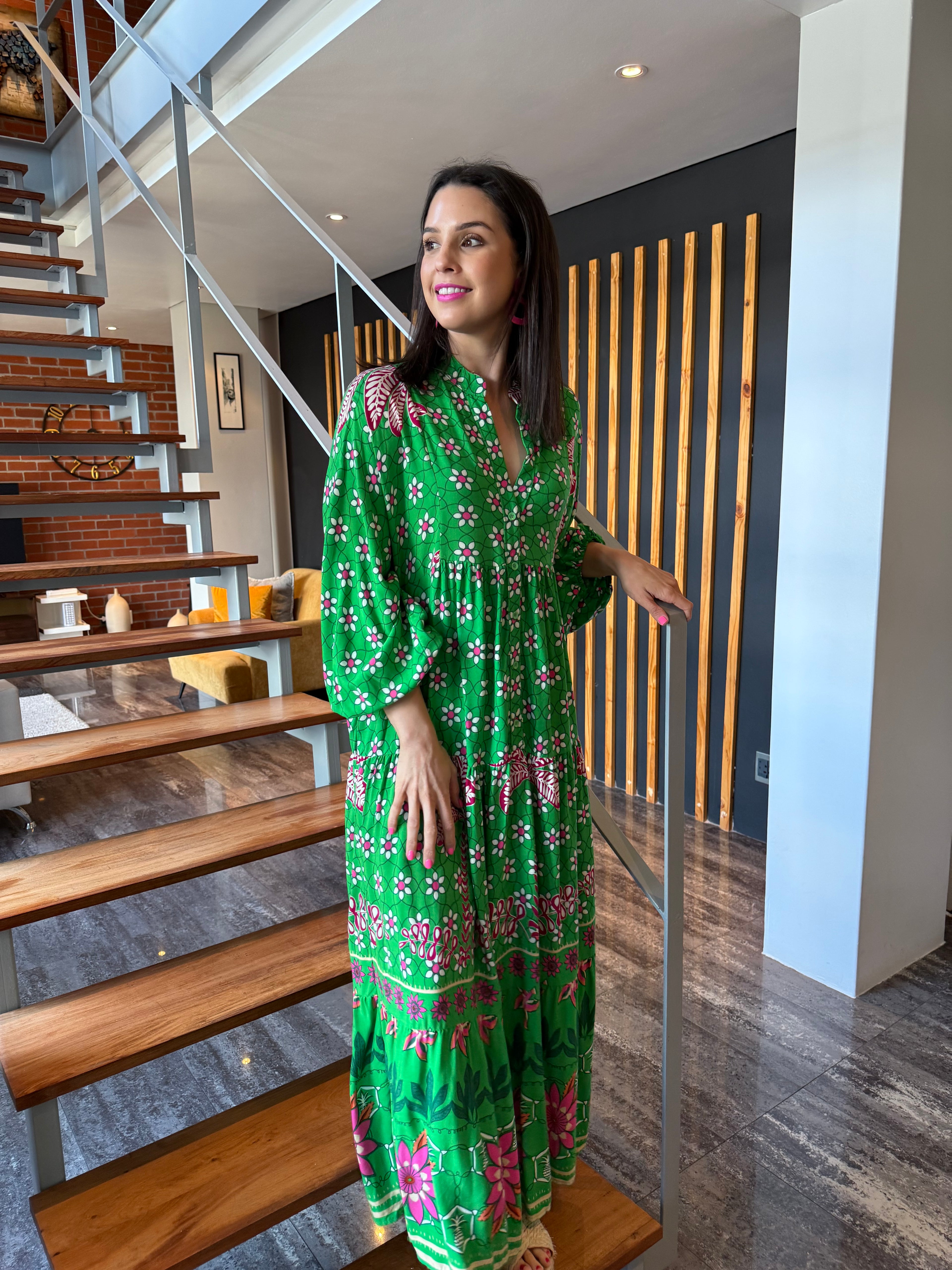 Jenna dress - Palm