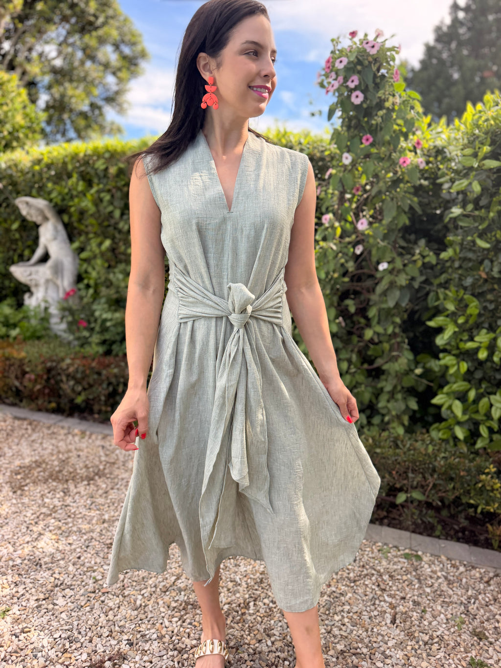 Phelina dress - Sage