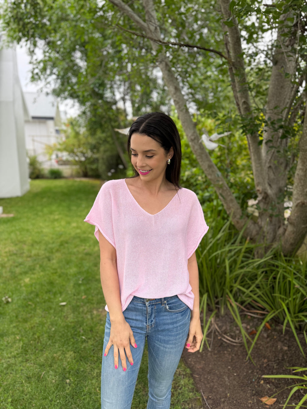 Italian summer knit - Soft pink