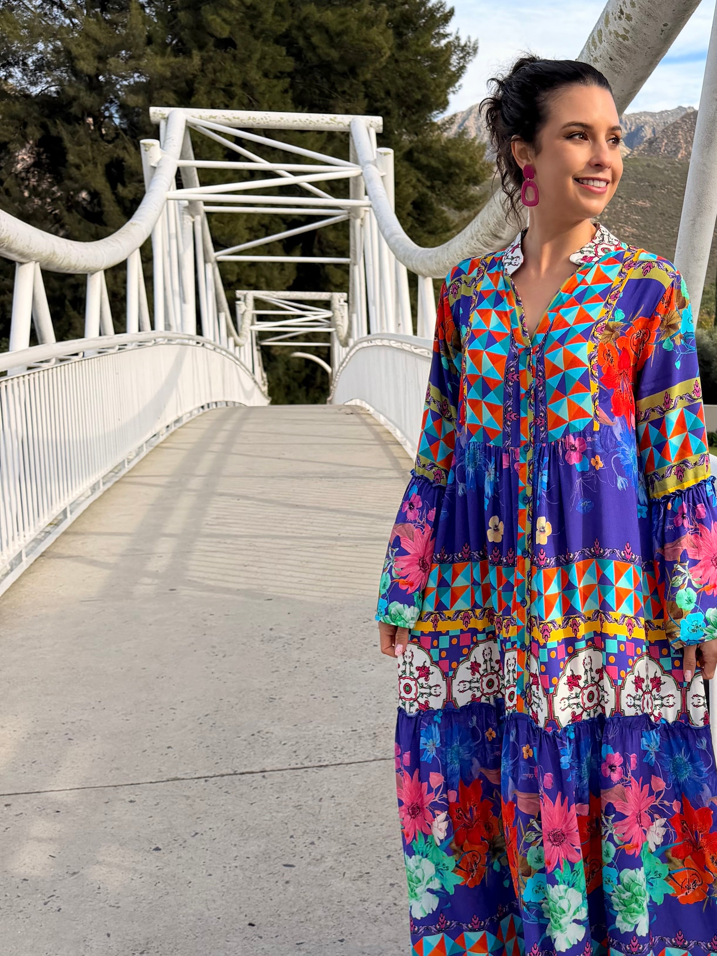 Lizette dress - Indigo violet
