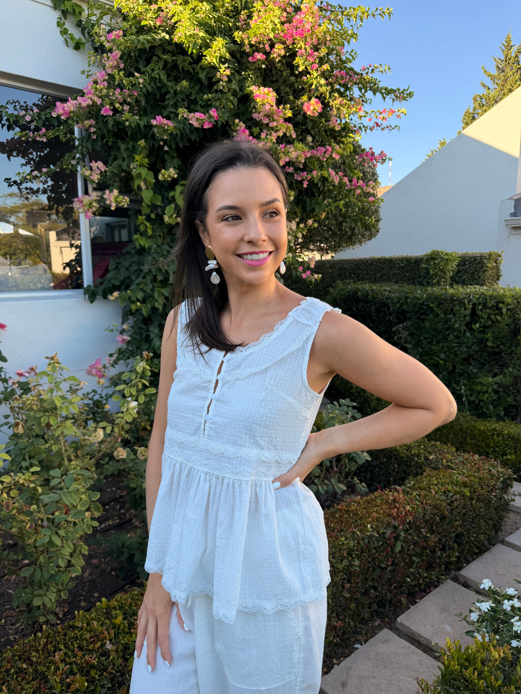 Dolly Italian top - White