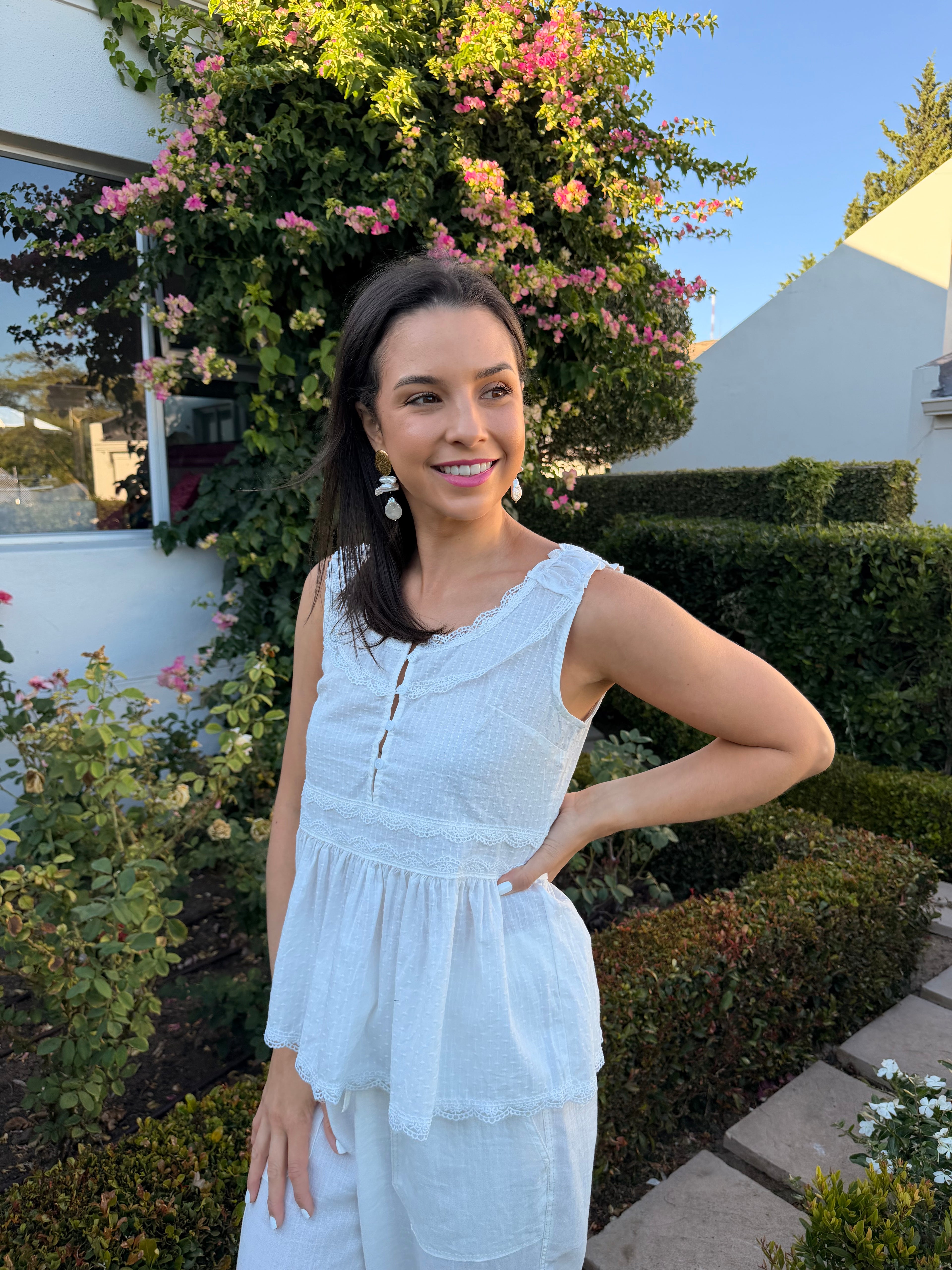 Dolly Italian top - White