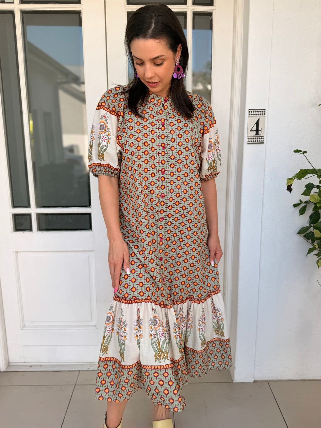 Livvy dress - Sage