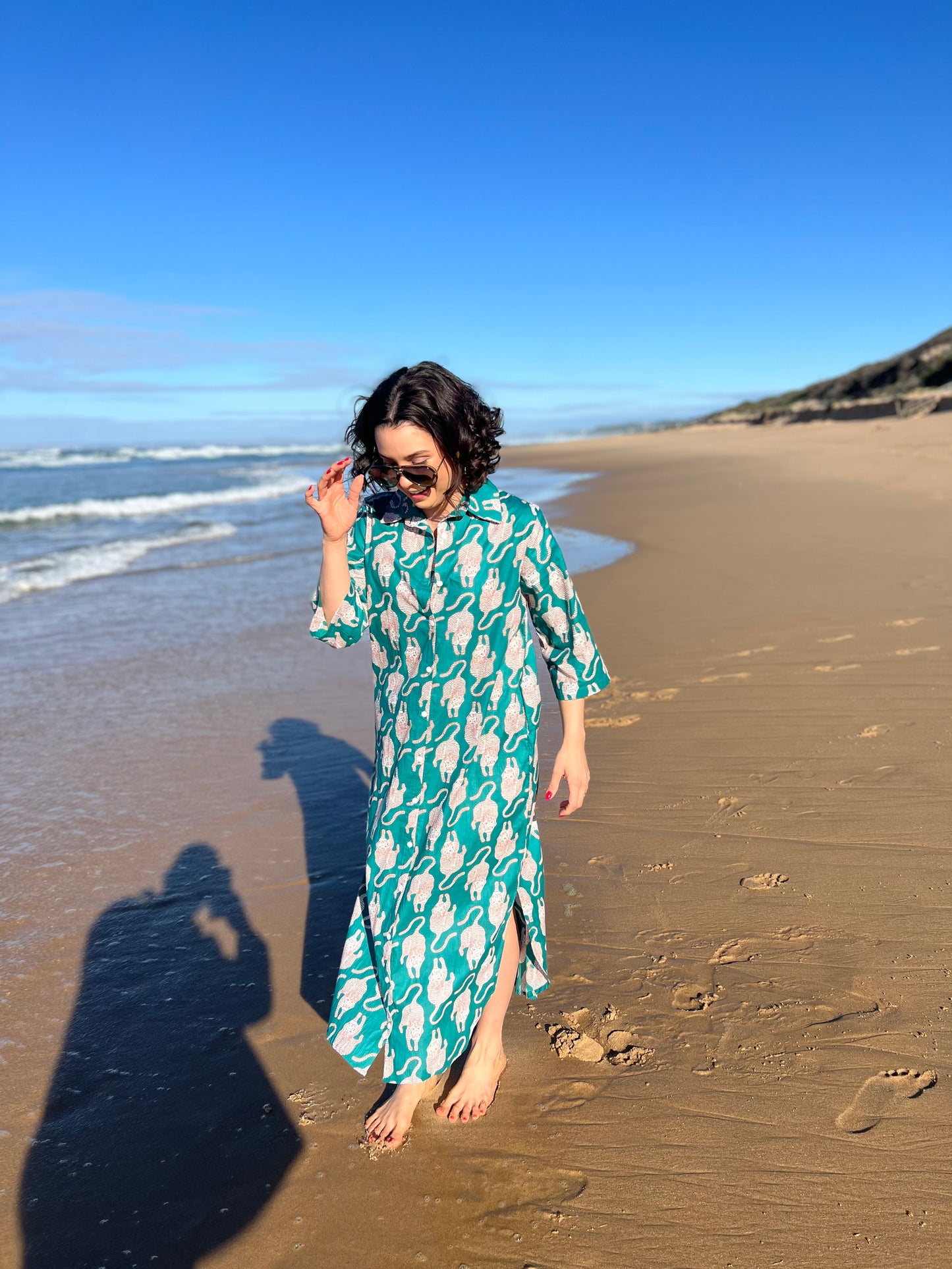 Jennifer dress - Blue tiger