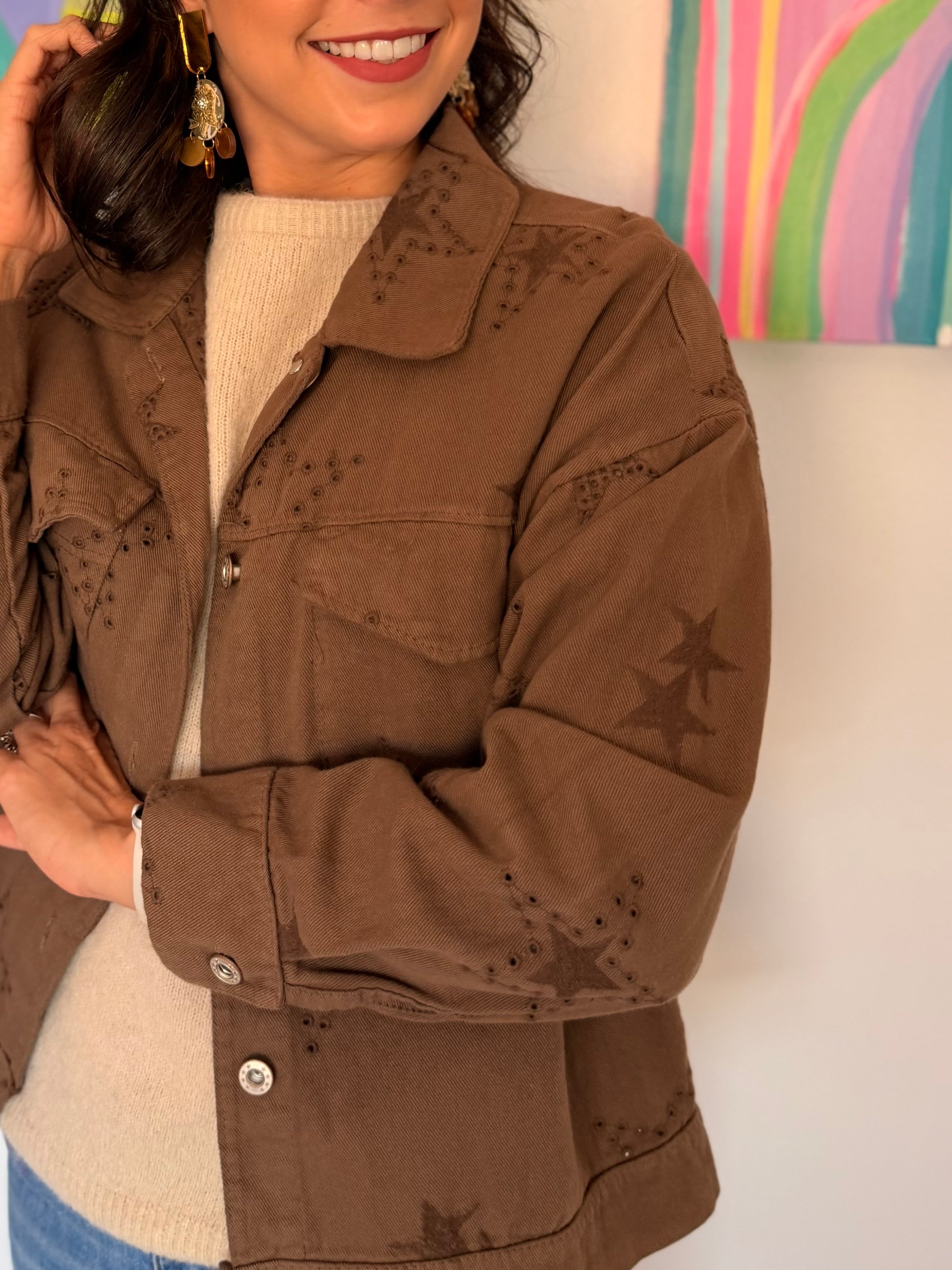 Italian star jacket - Mocha