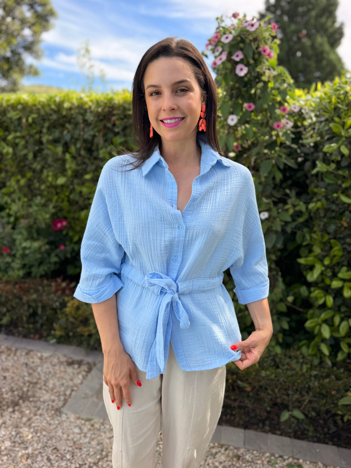 Kiara blouse - Blue