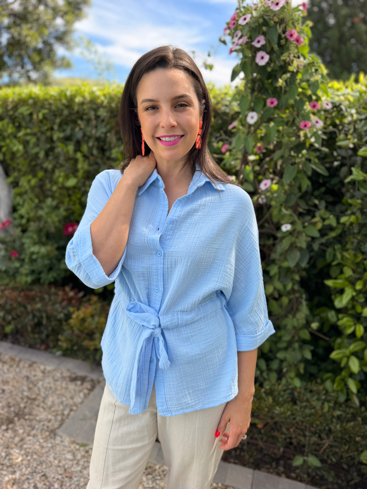 Kiara blouse - Blue
