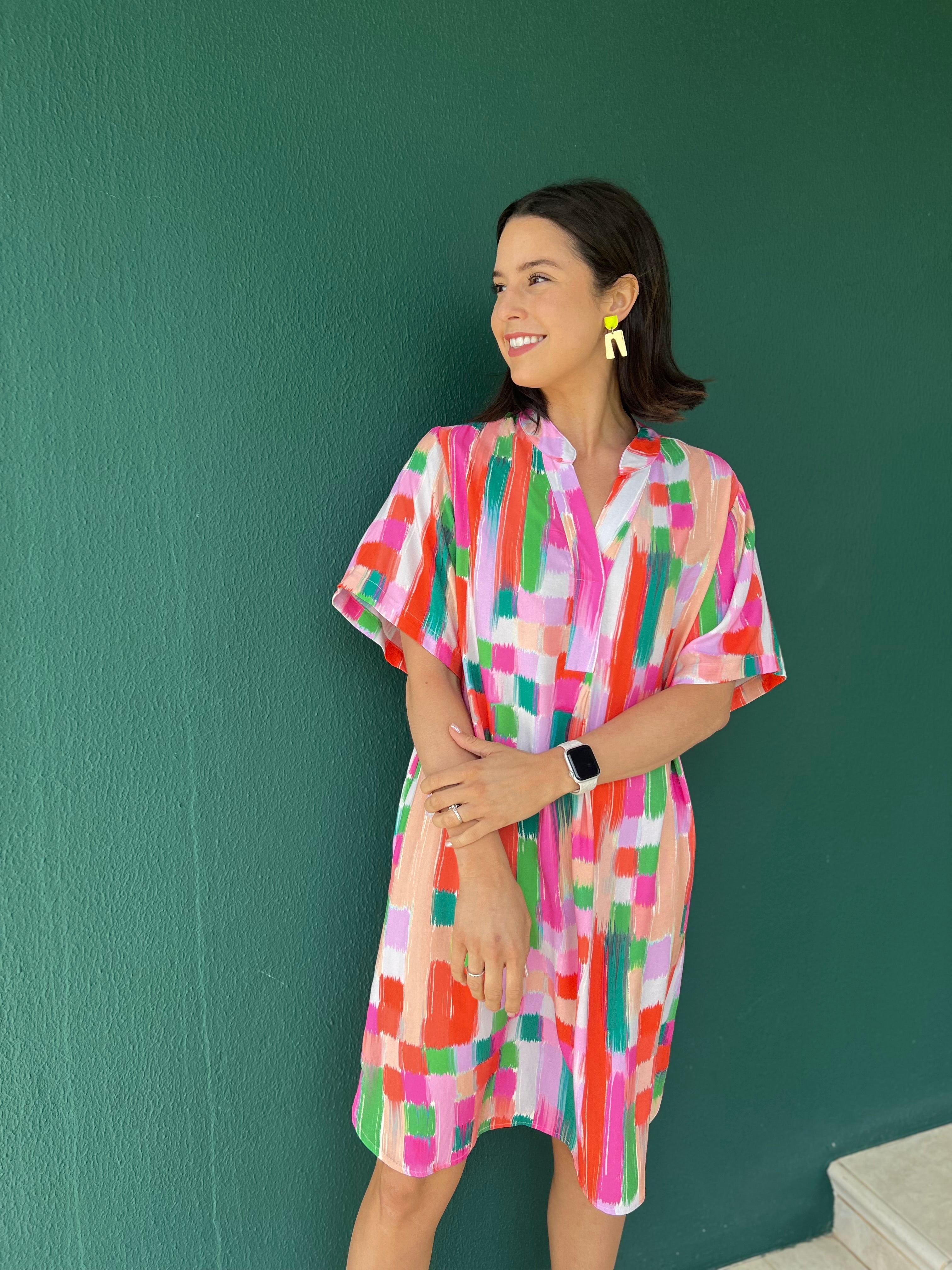 Jean dress - Paintbrush