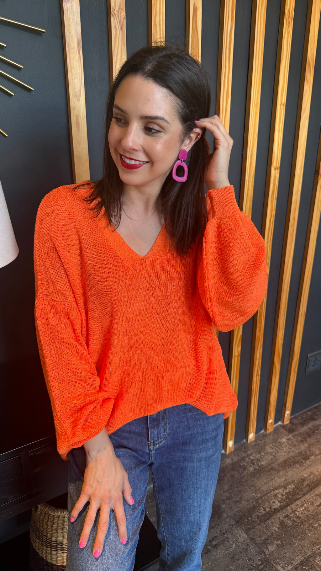 Lily knit - Orange