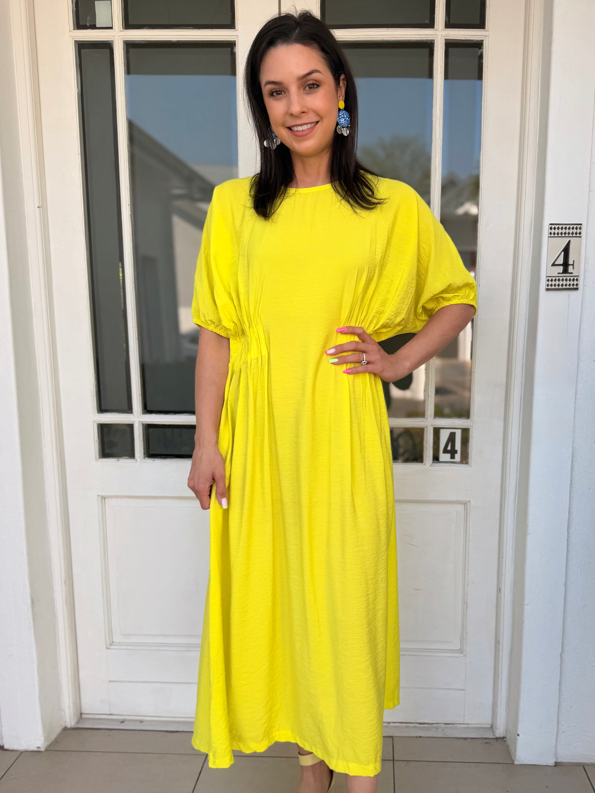 Kelly dress - Lime shock