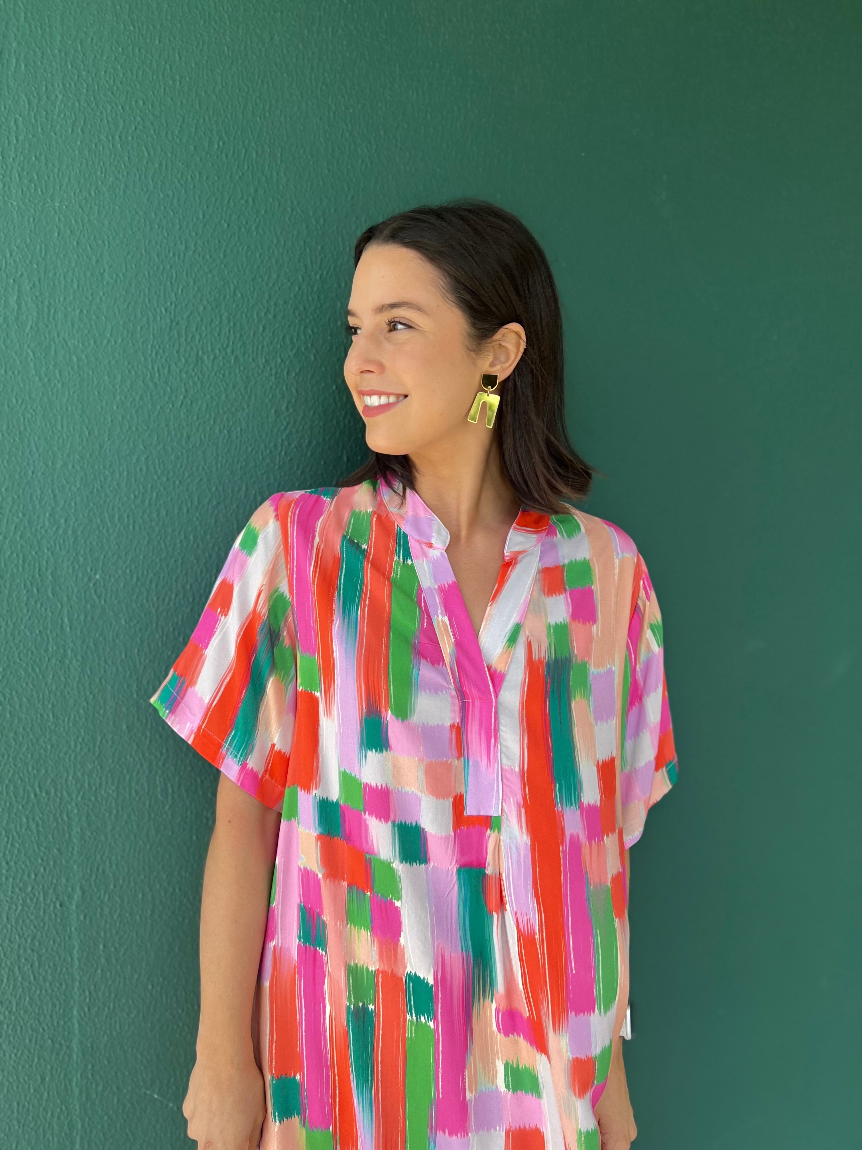 Jean dress - Paintbrush