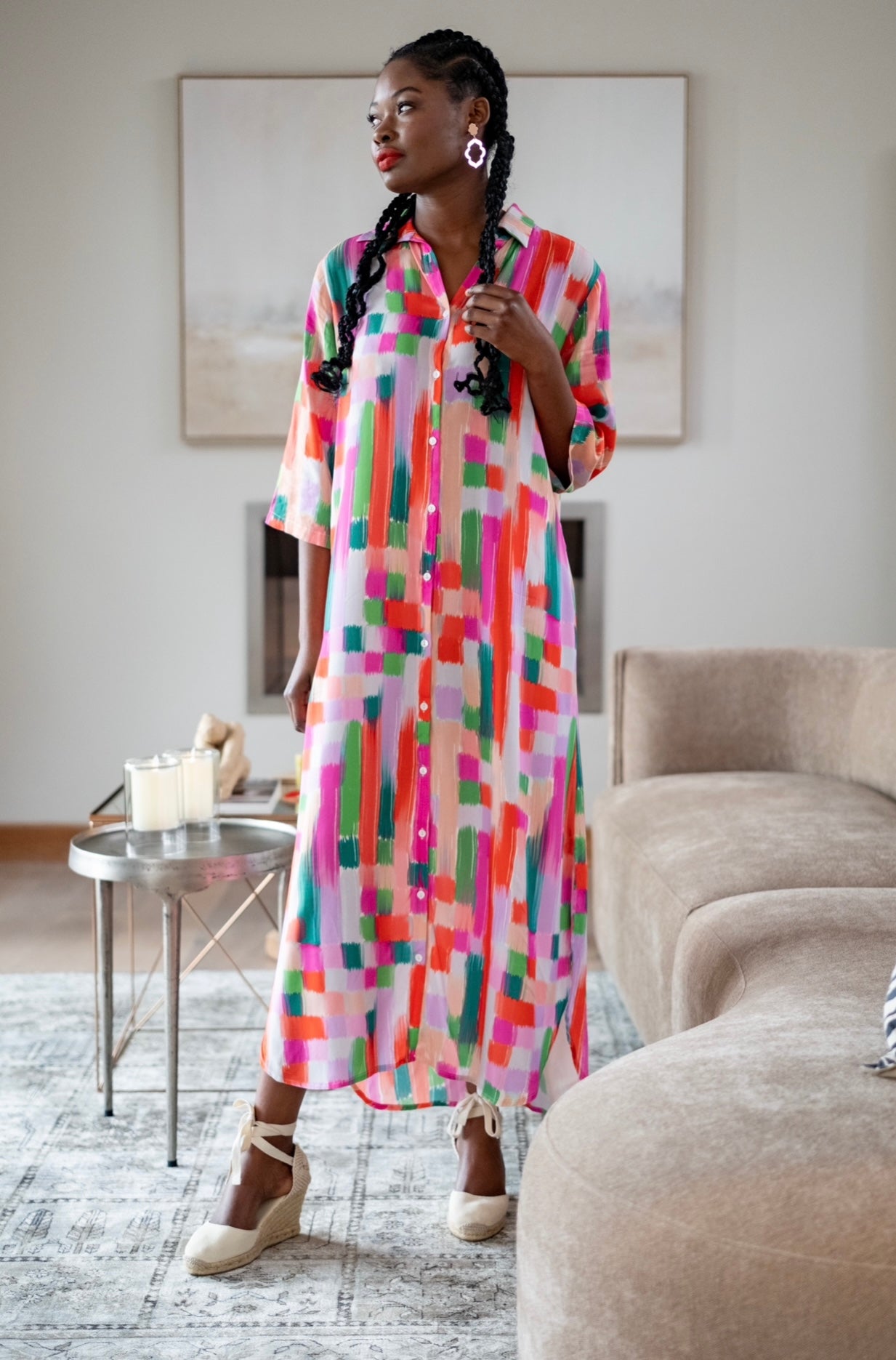 Jennifer dress - Paintbrush