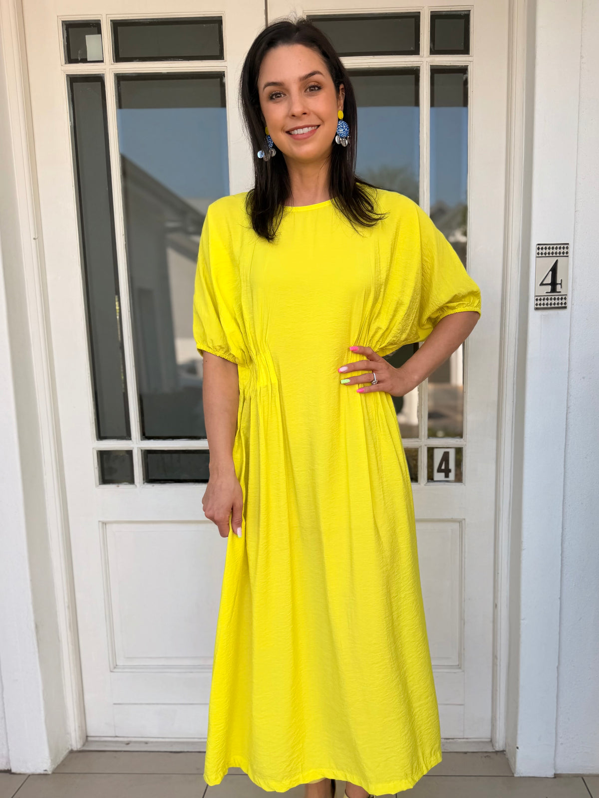 Kelly dress - Lime shock