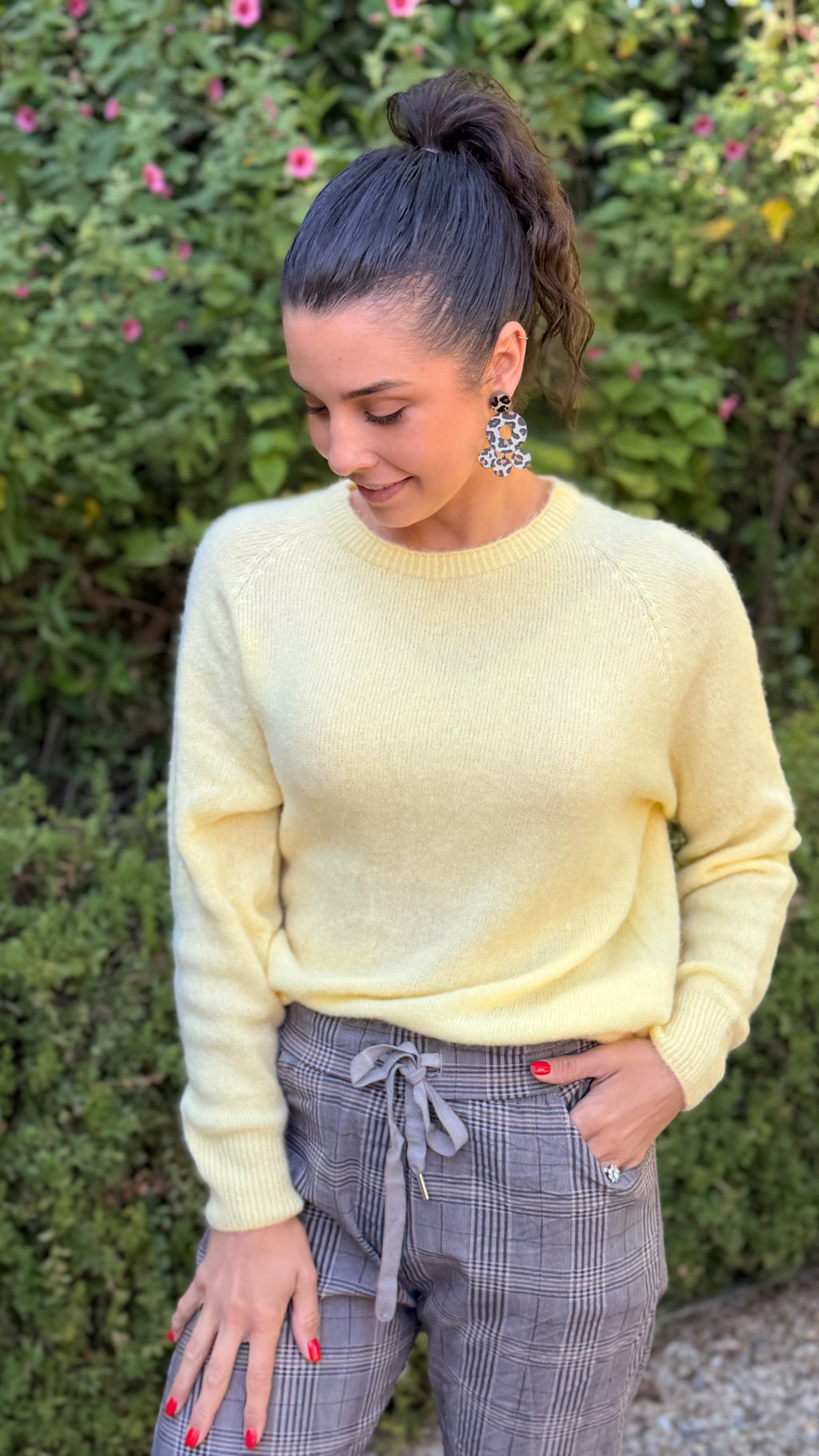 Baby alpaca knit - Butter yellow