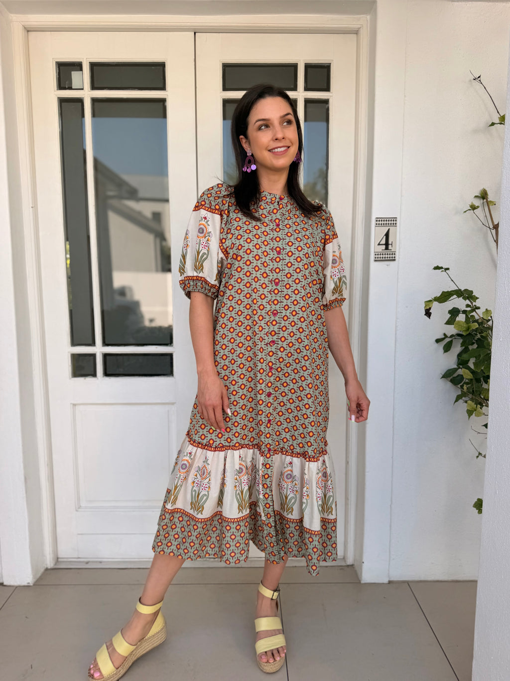 Livvy dress - Sage