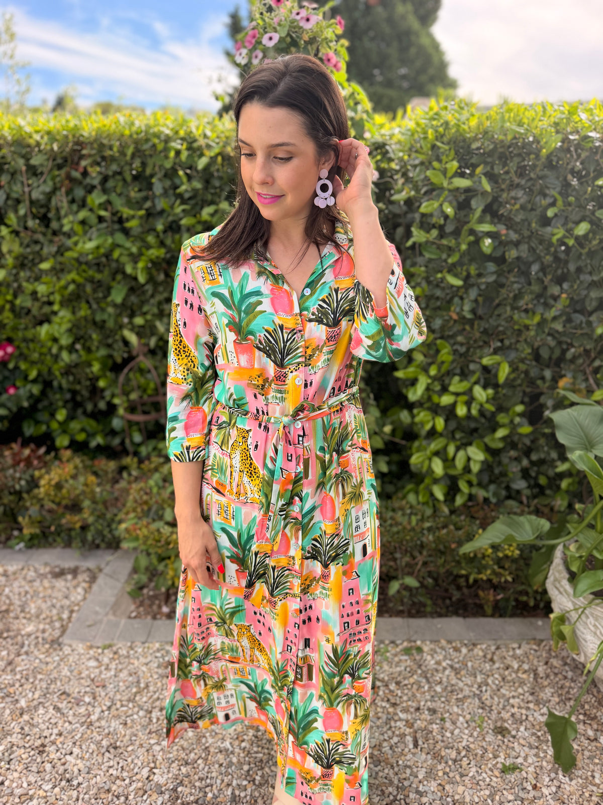 Karlien dress - Leopard town
