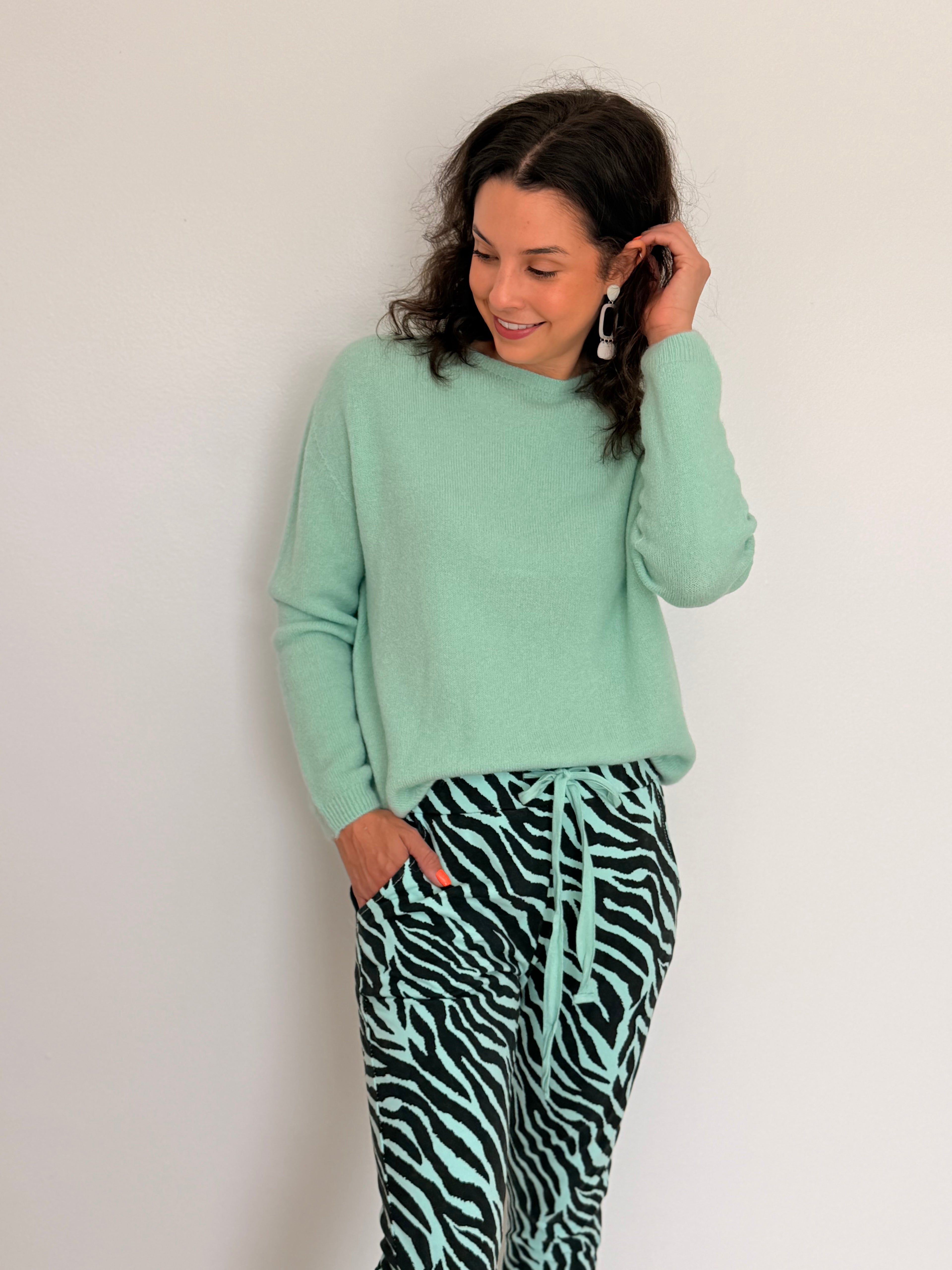 Baby alpaca knit - Aqua