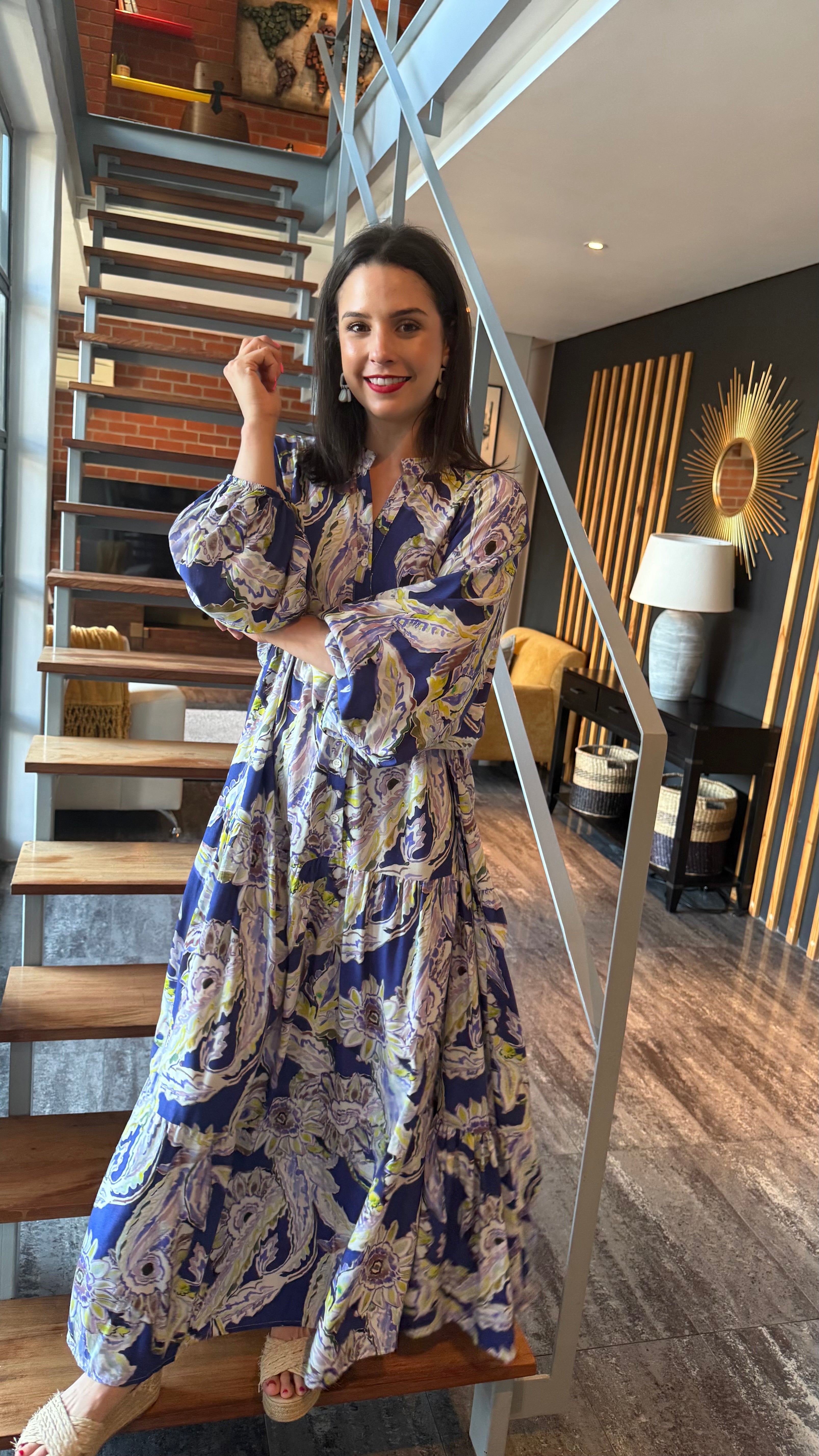 Jenna dress - Purple floral