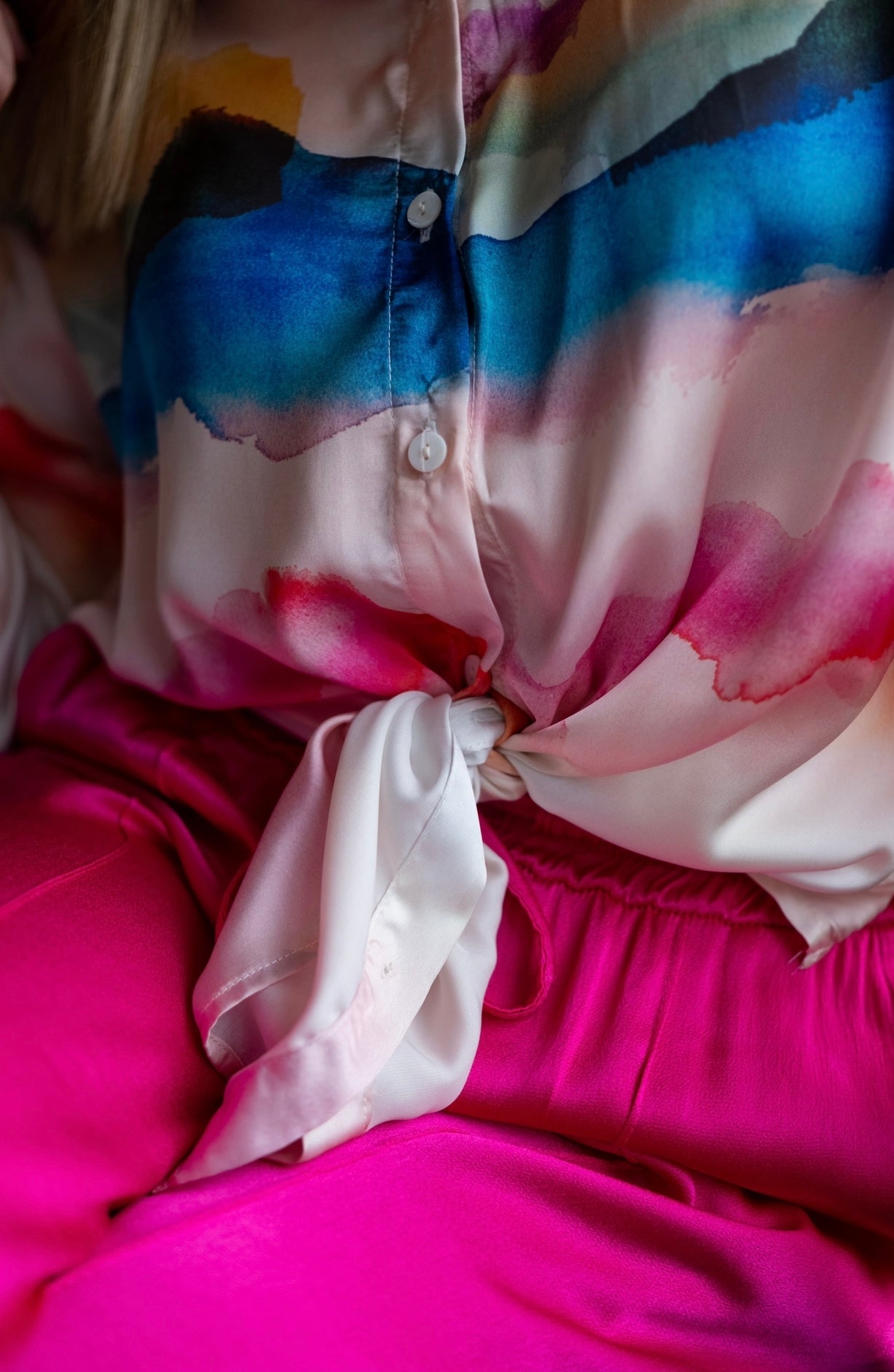 Corlia blouse - Watercolour