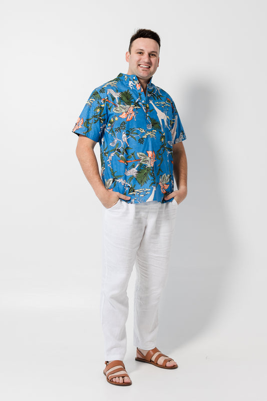 Ruan shirt - Blue jungle