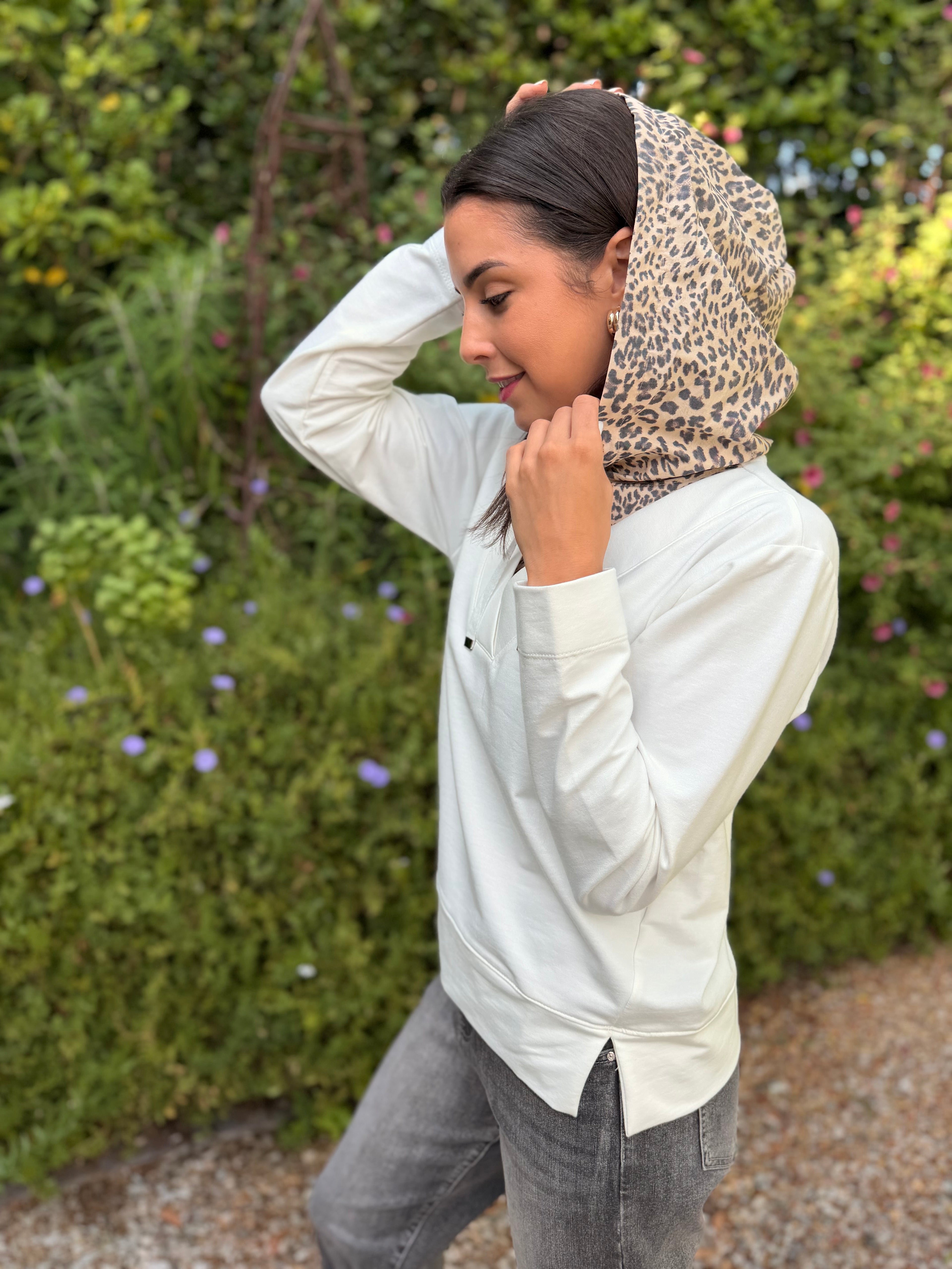Comfy Sweater - Leopard rain