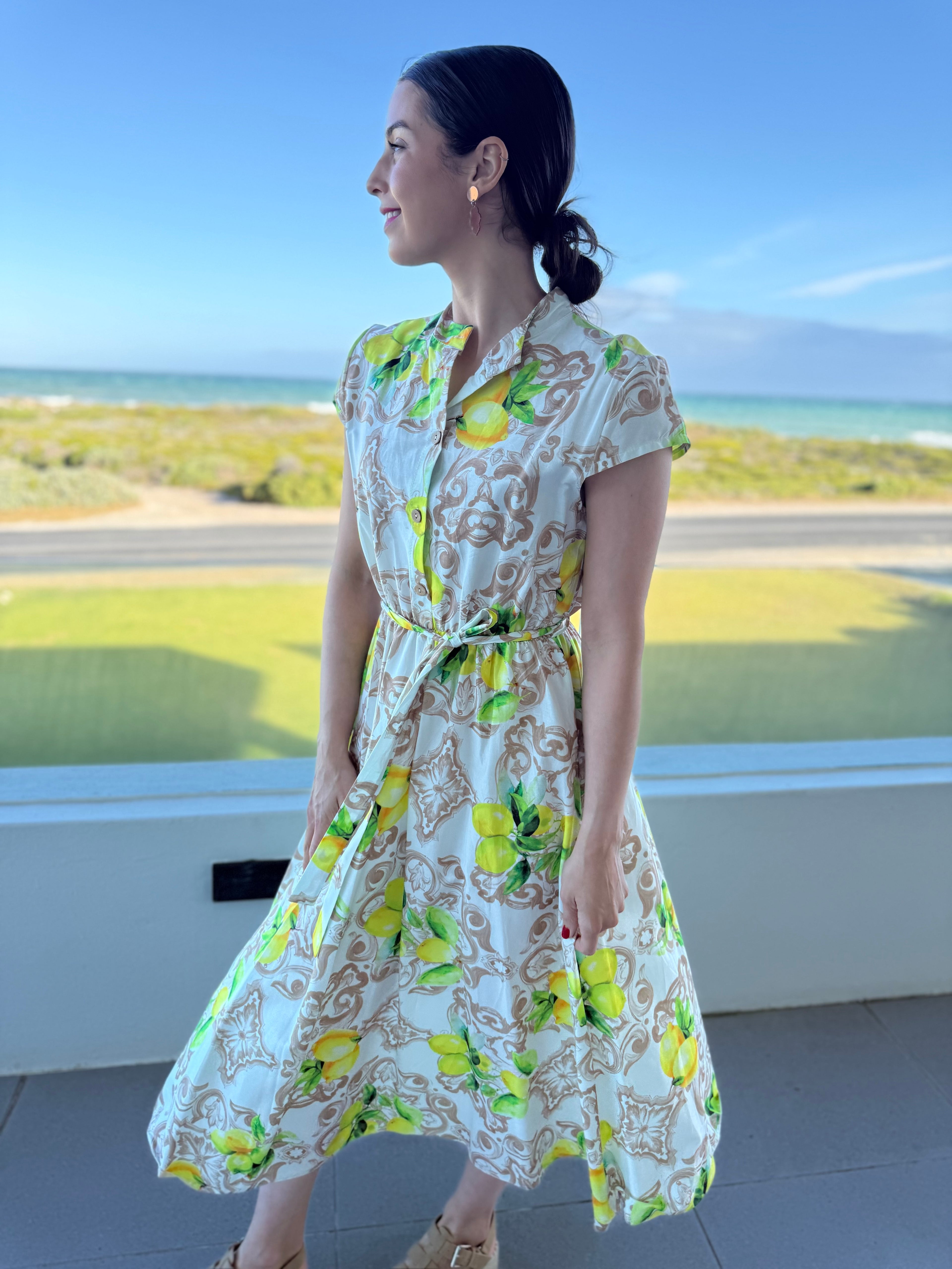 Bibi dress - Beige La Dolcé Vita