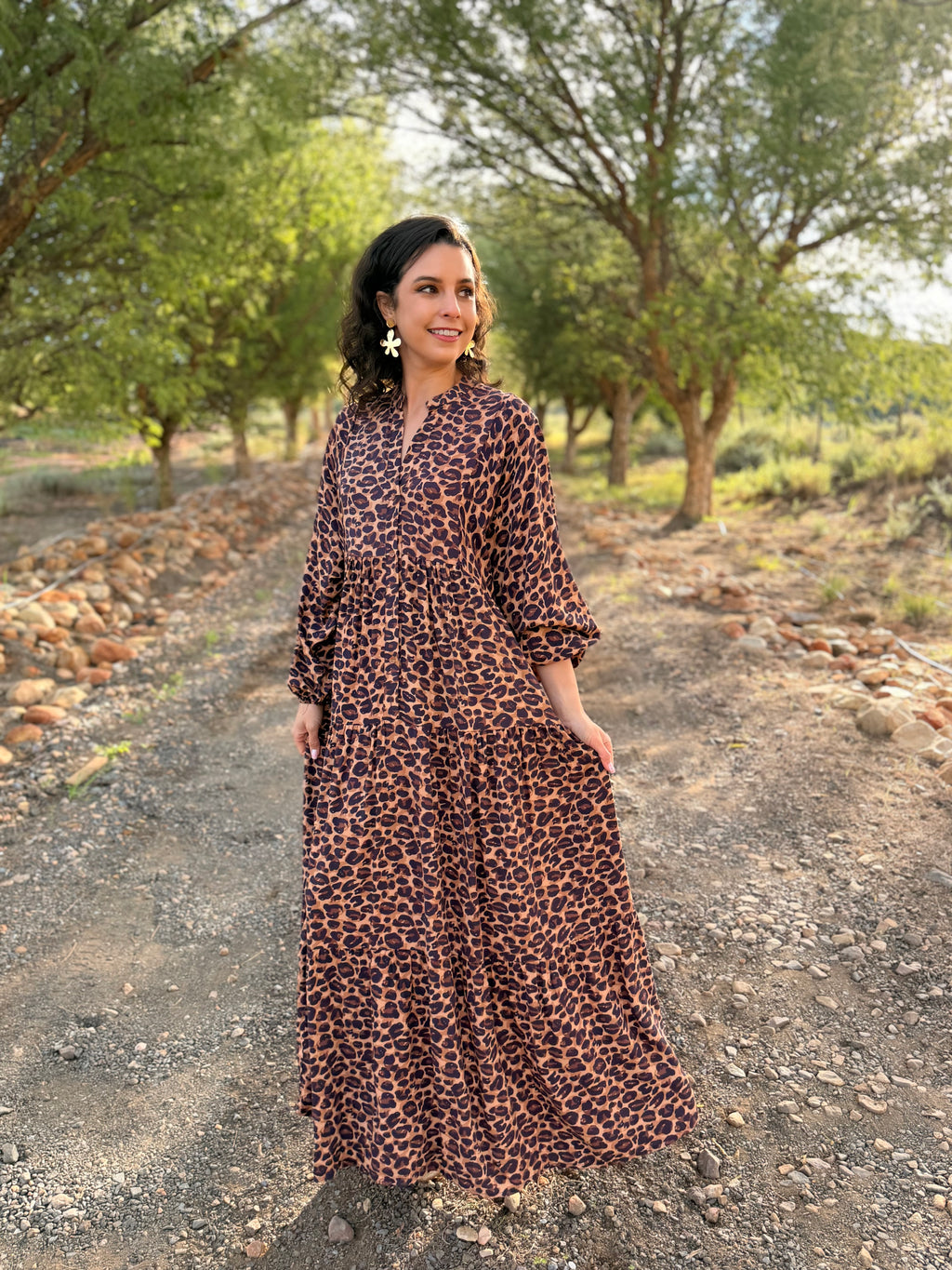 Jenna dress - Leopard