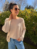 Italian cotton knit - Beige