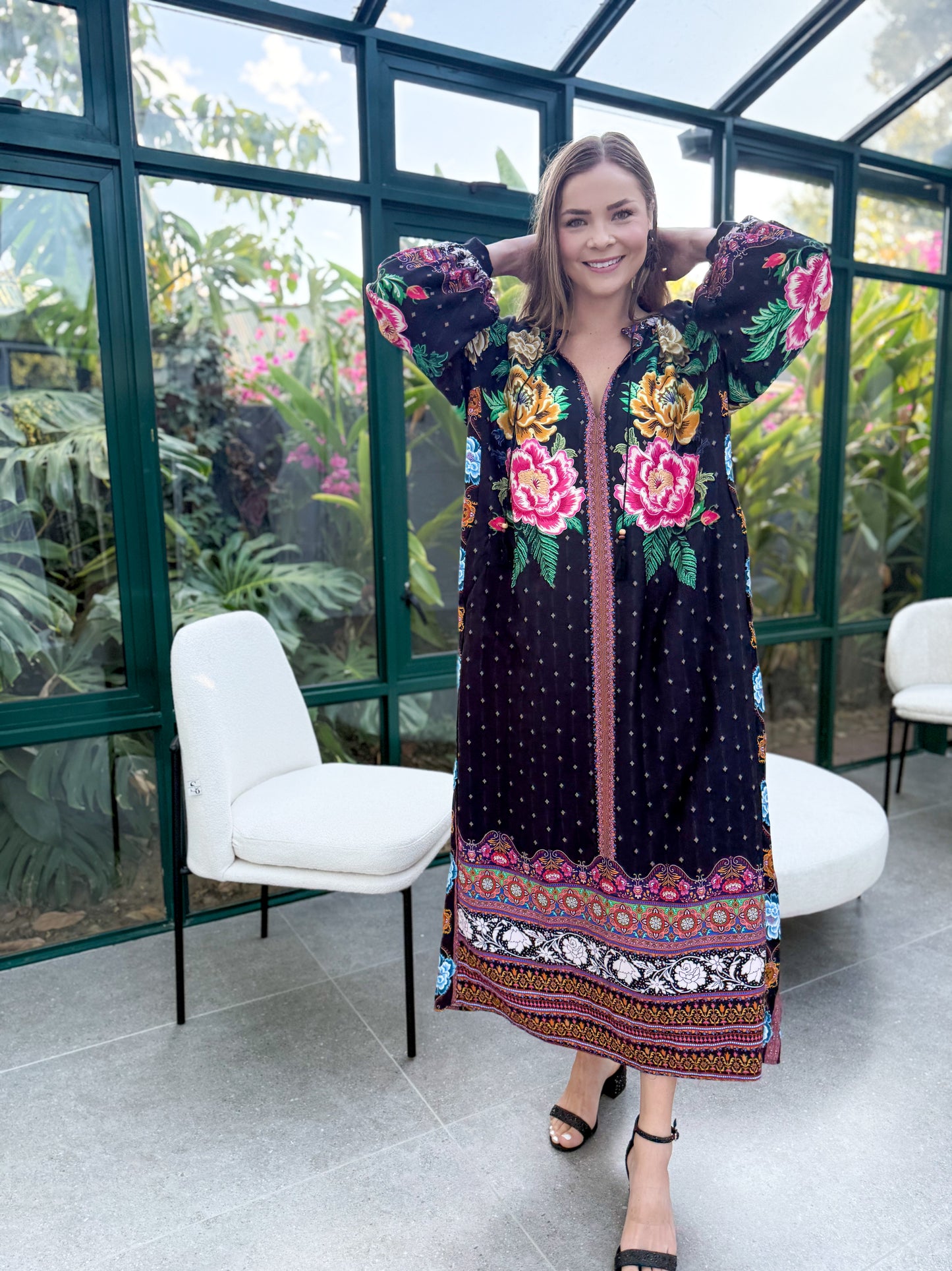 Jasmine dress - Broderie florale