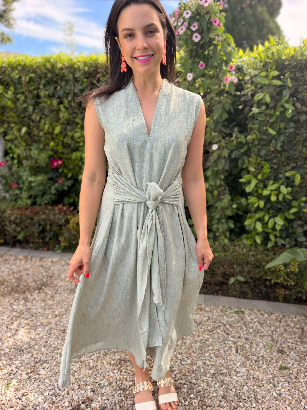 Phelina dress - Sage