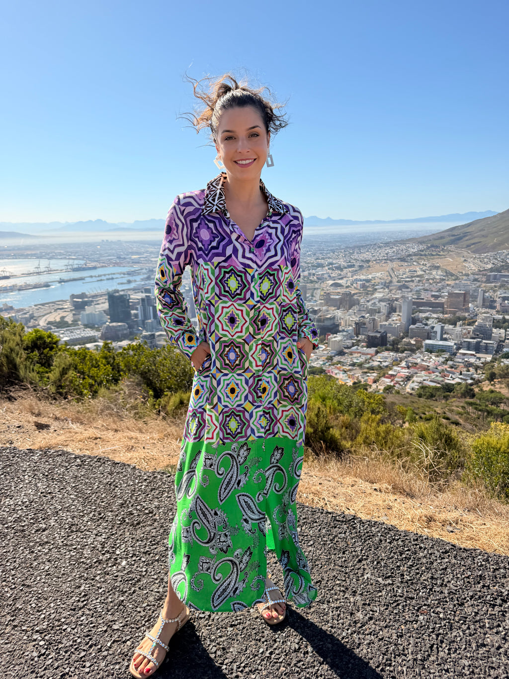 Billy dress - Midday ombré