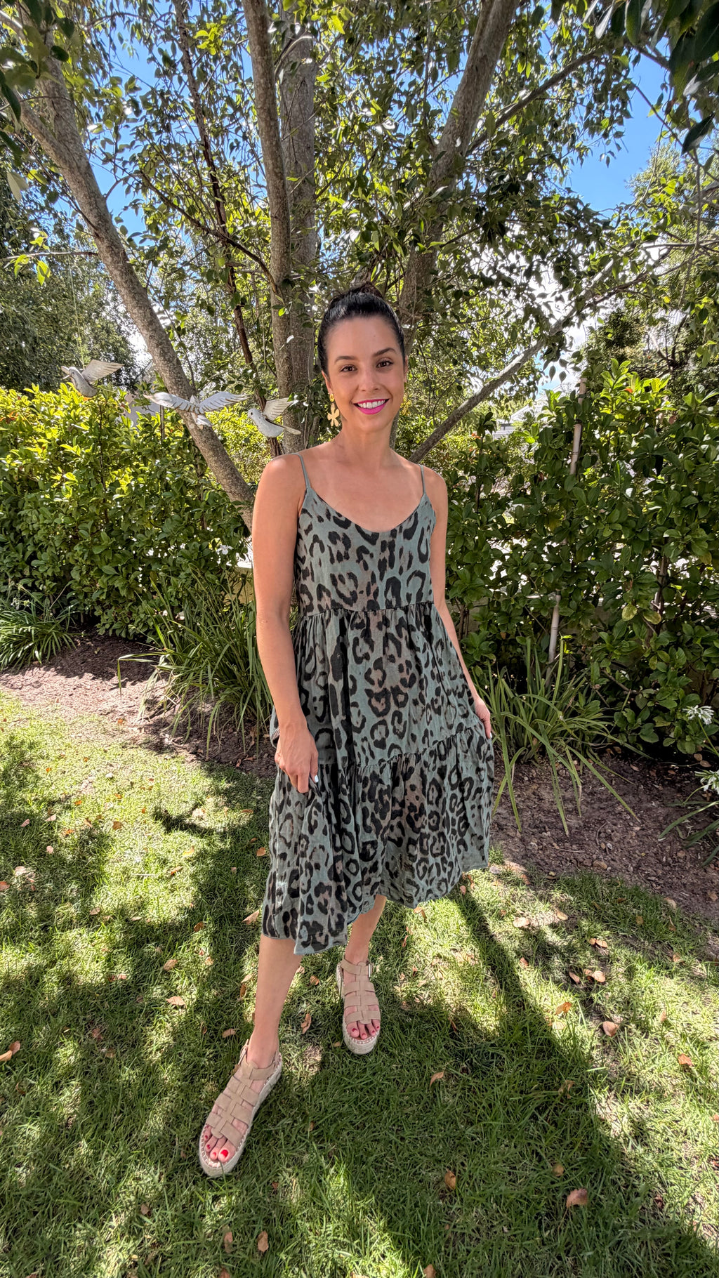 Italian Leopard dress
