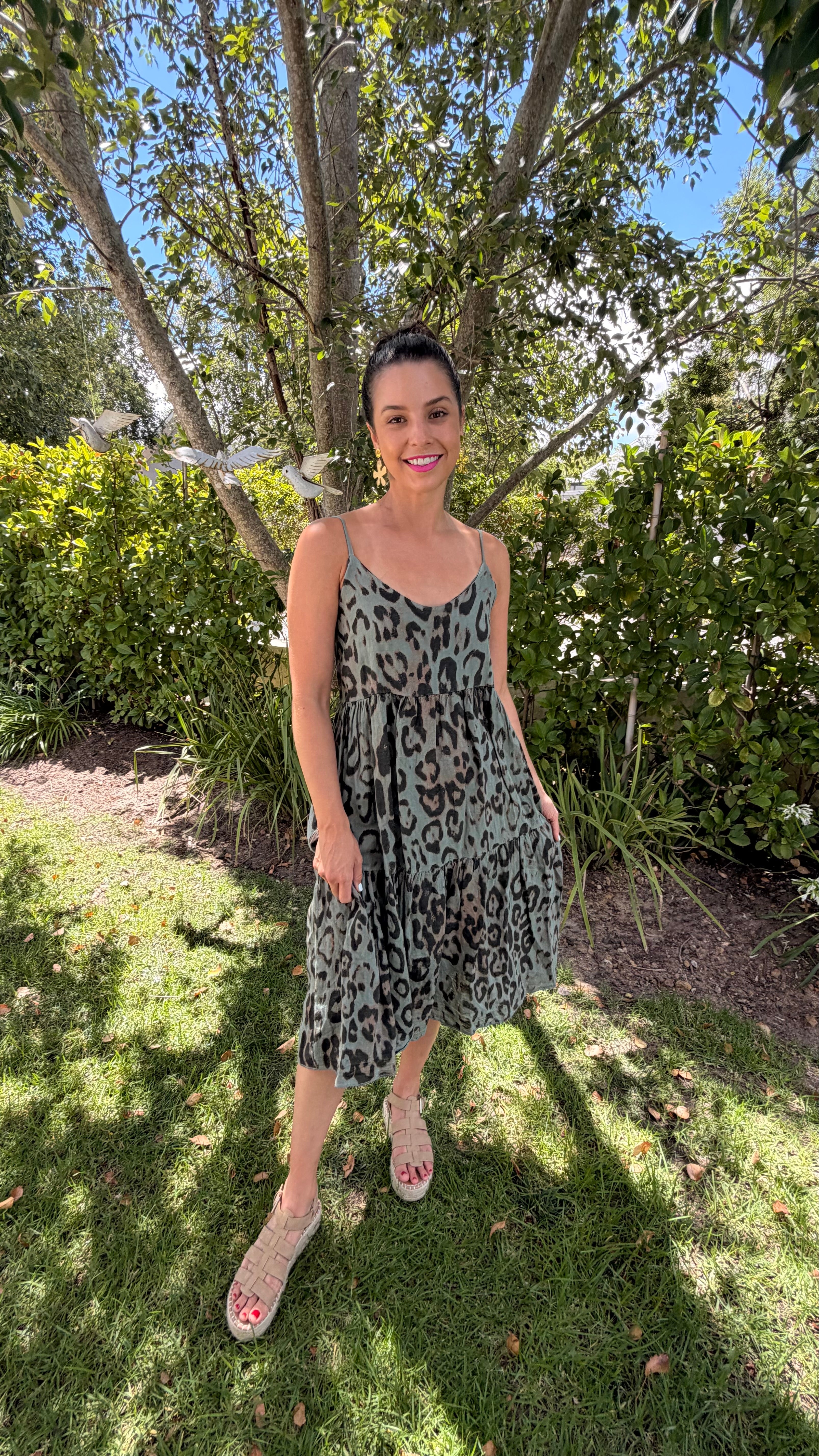 Italian Leopard dress