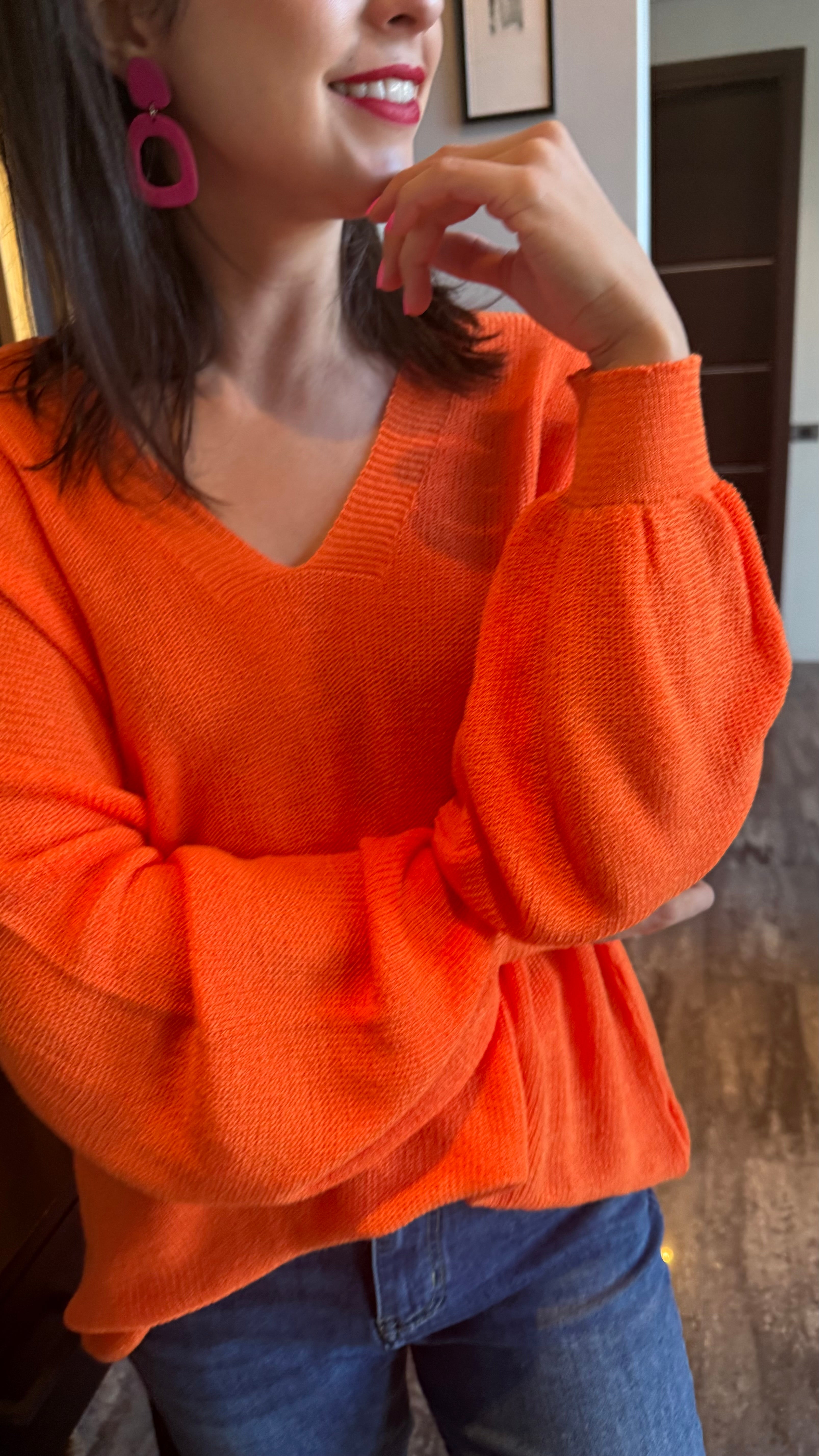 Lily knit - Orange