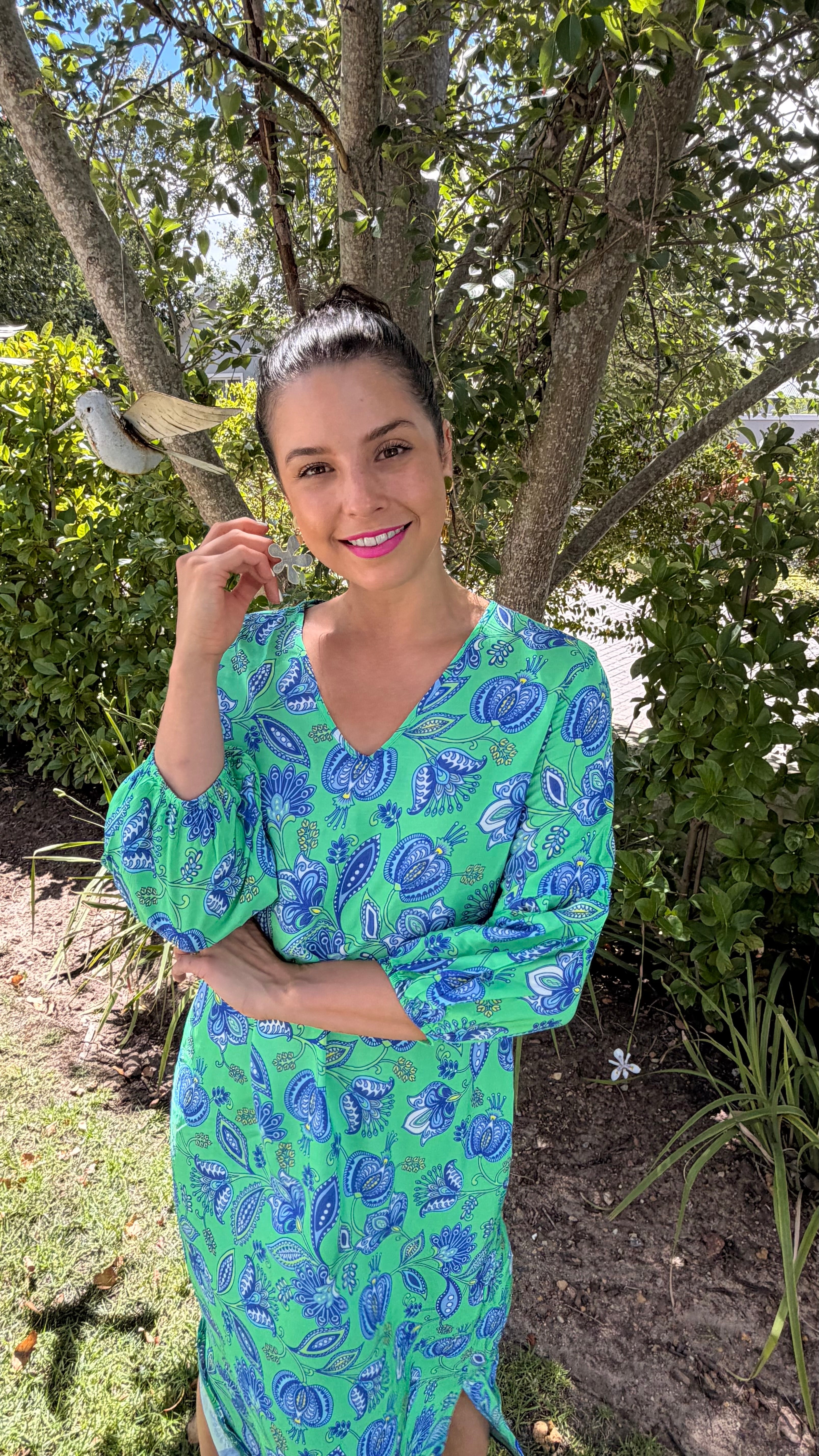 Gia dress - Green summer