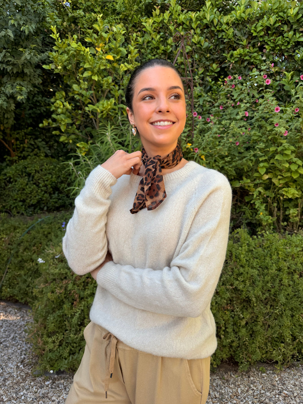 Baby alpaca knit - Cappuccino