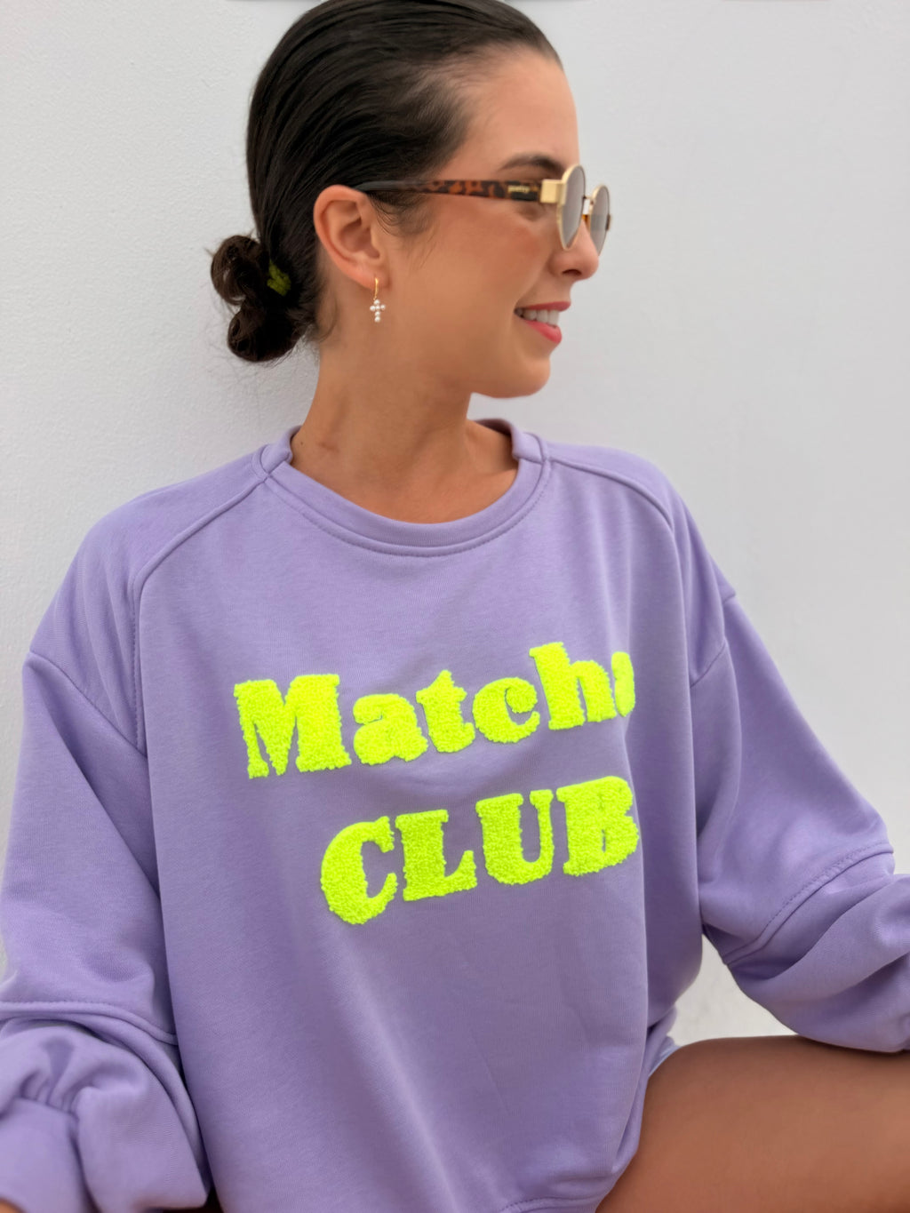 Matcha club top - Purple