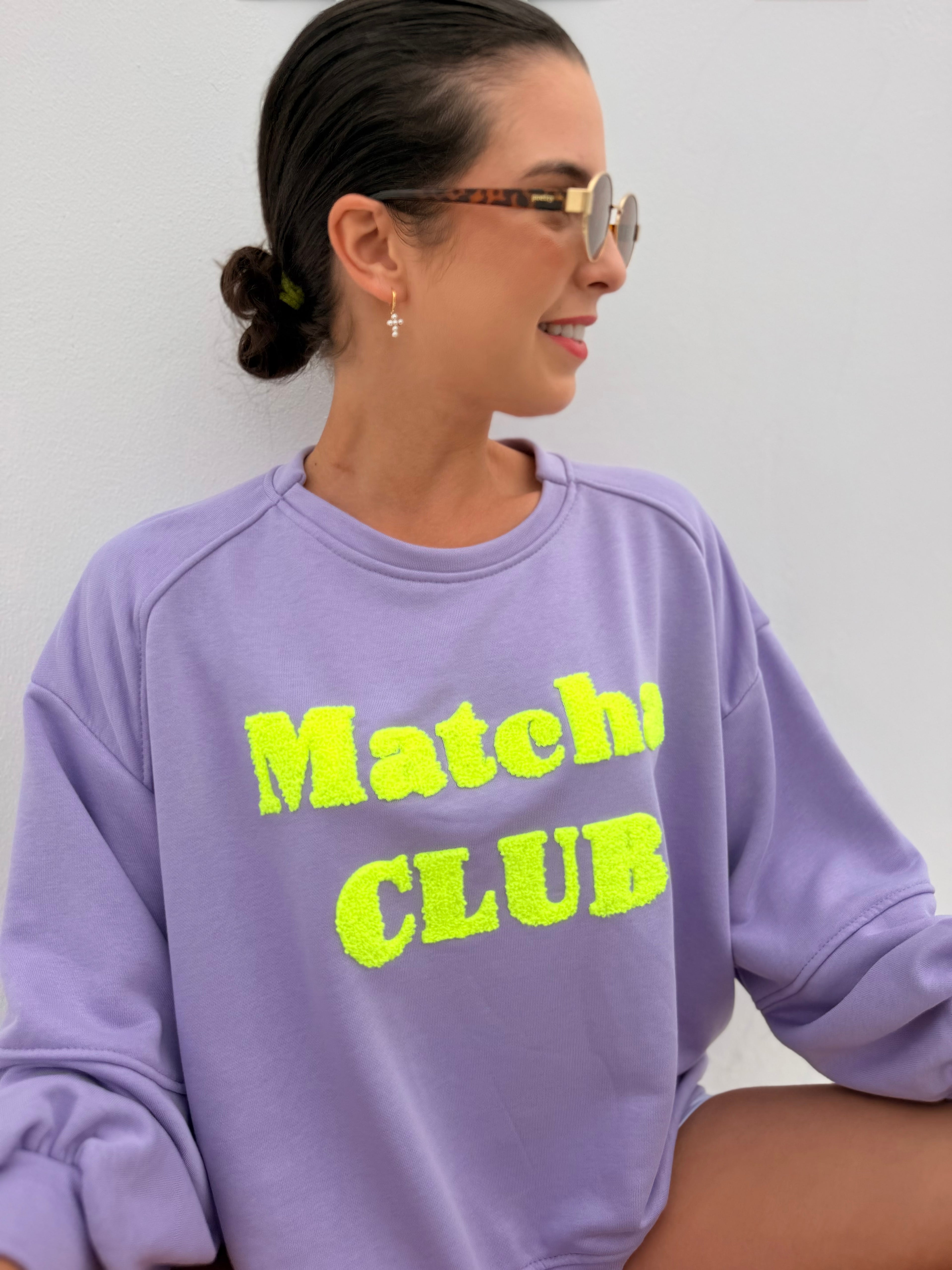 Matcha club top - Purple